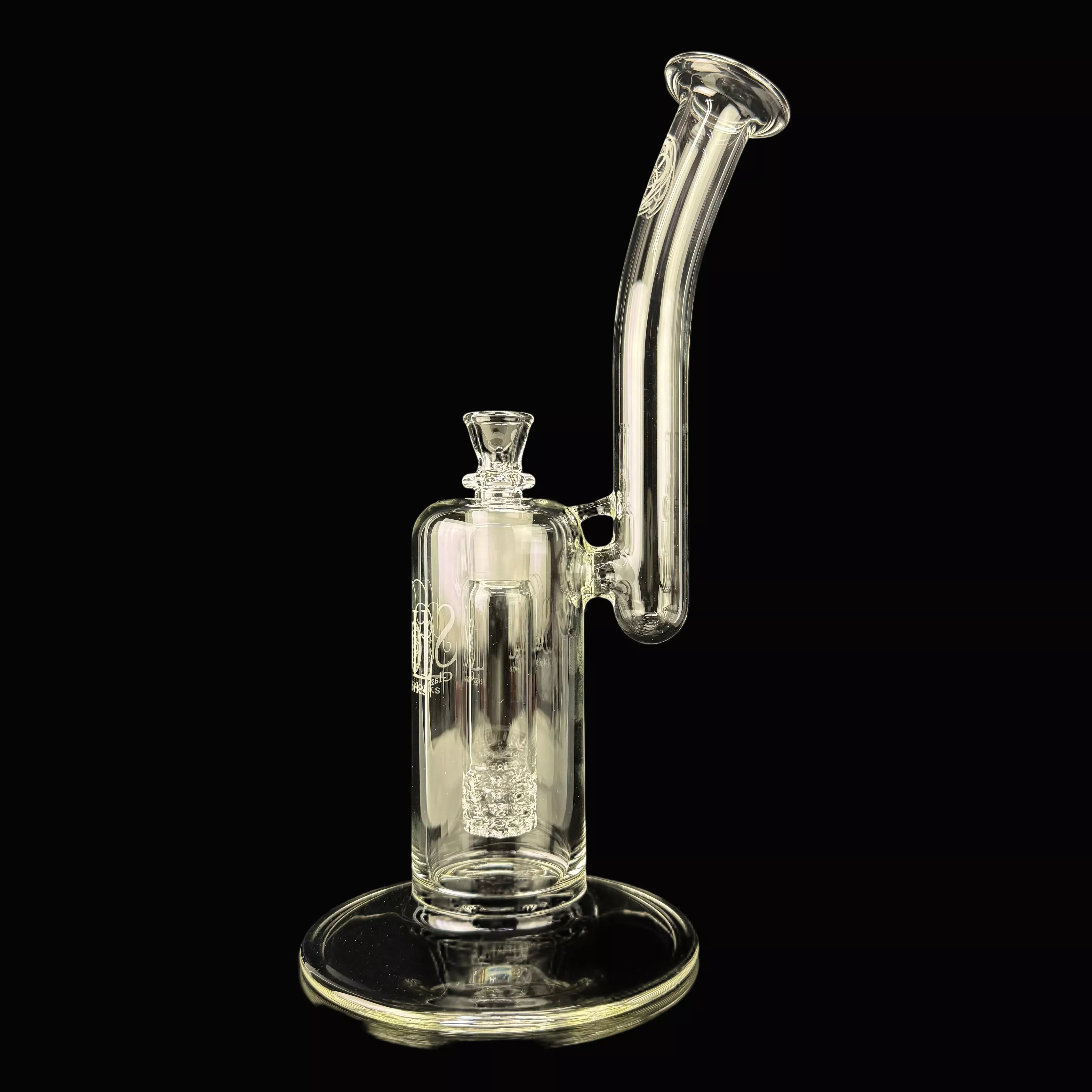 SOL Lace Perc Sherlock Bubbler by SOL Glassworks