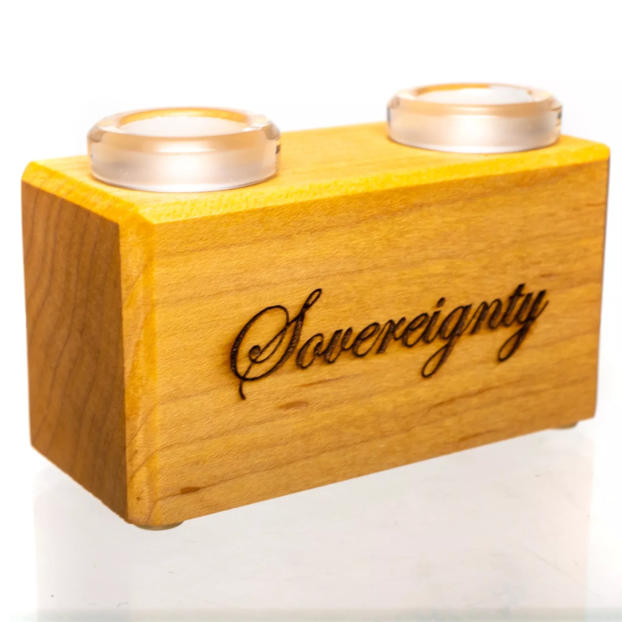 Sovereignty x Dank Woodworks - Slide Display - 2 Slot - 18mm - Maple