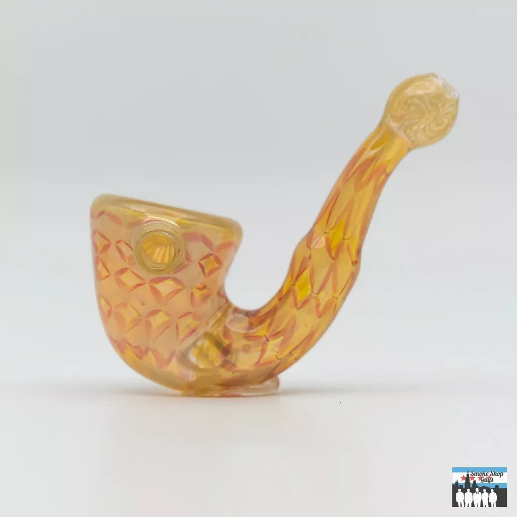 Space Cricket Fumed Sherlock Pipe – Handcrafted Glass Dry Pipe