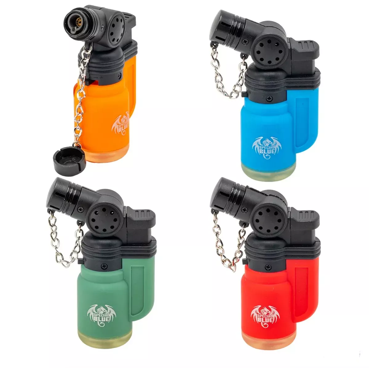 Special Blue Mini Rubber Torch Lighter 2.0