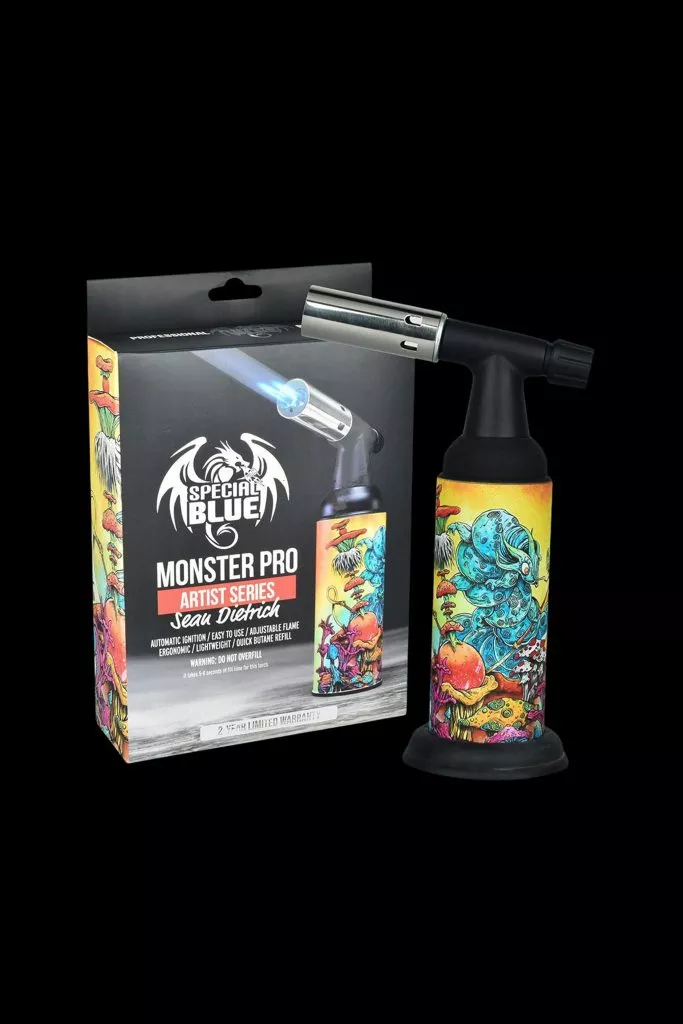 Special Blue Sean Dietrich Monster Pro Torch Lighter