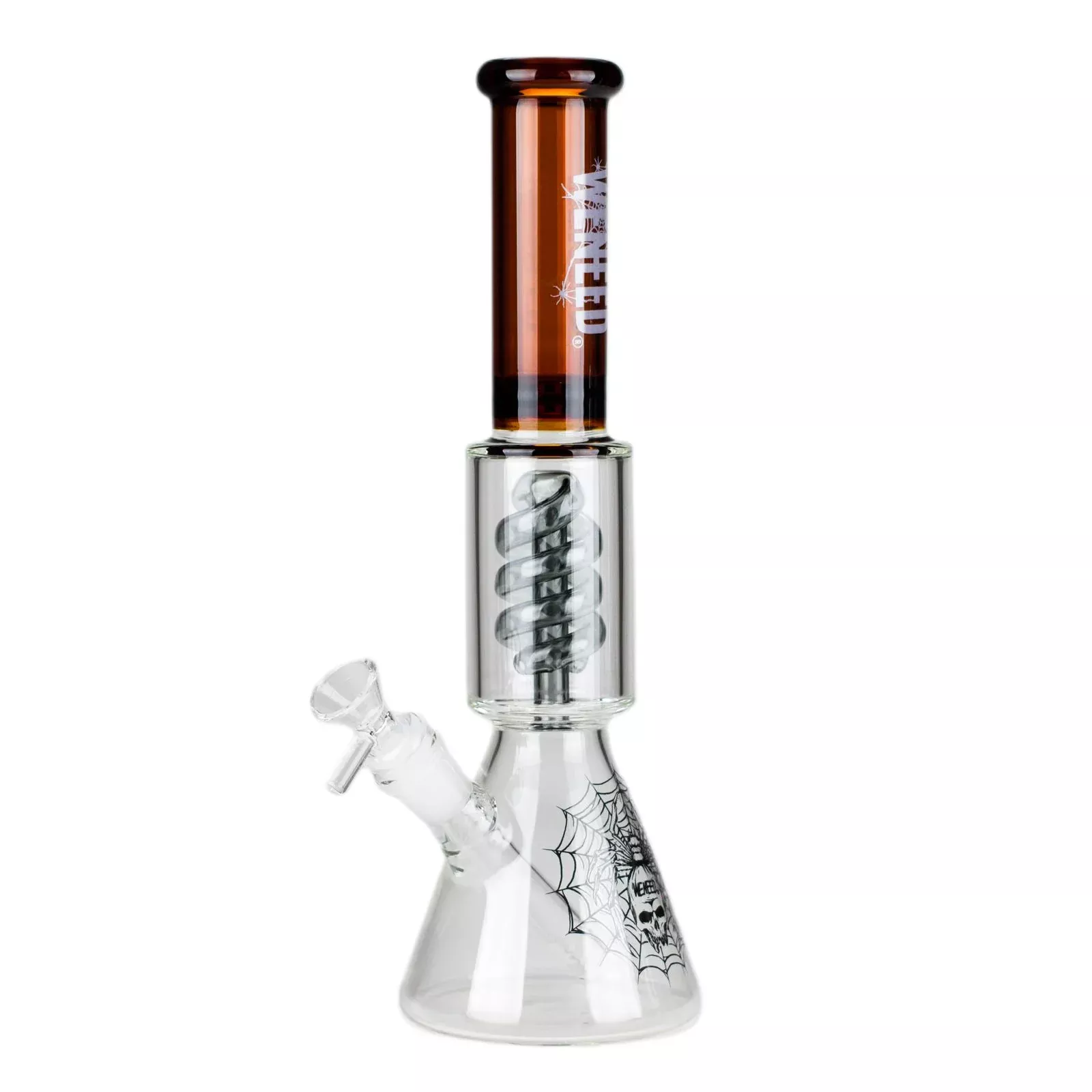 Spiral Diffuser Beaker Bong 12"