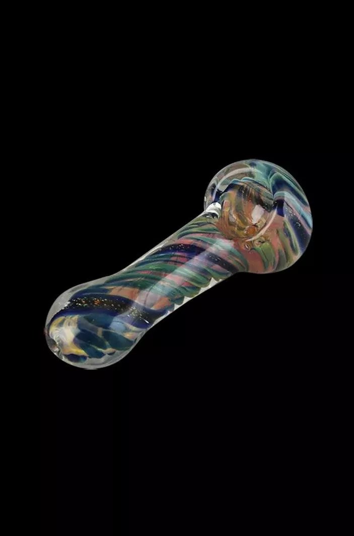 Spiral Fumed Dicro Glass Hand Pipe
