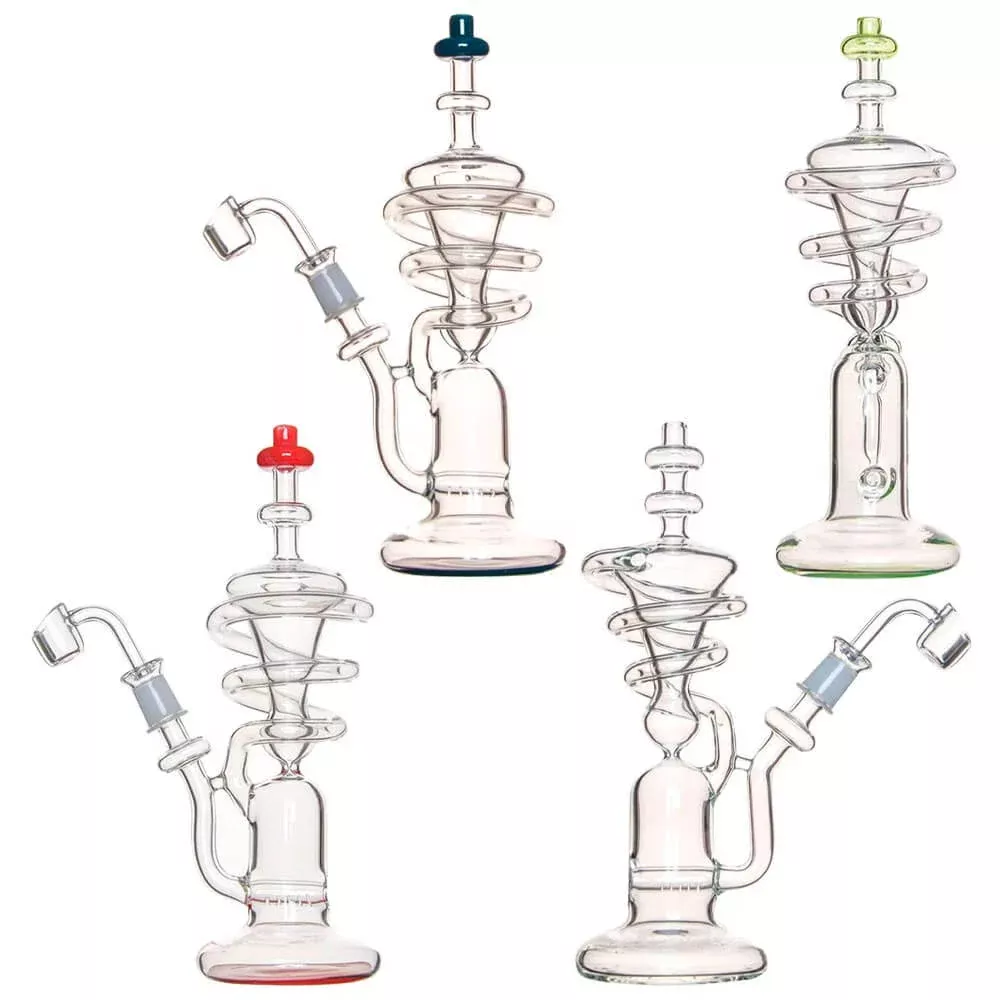 Spiral Glass Dab Rig Series | Calibear