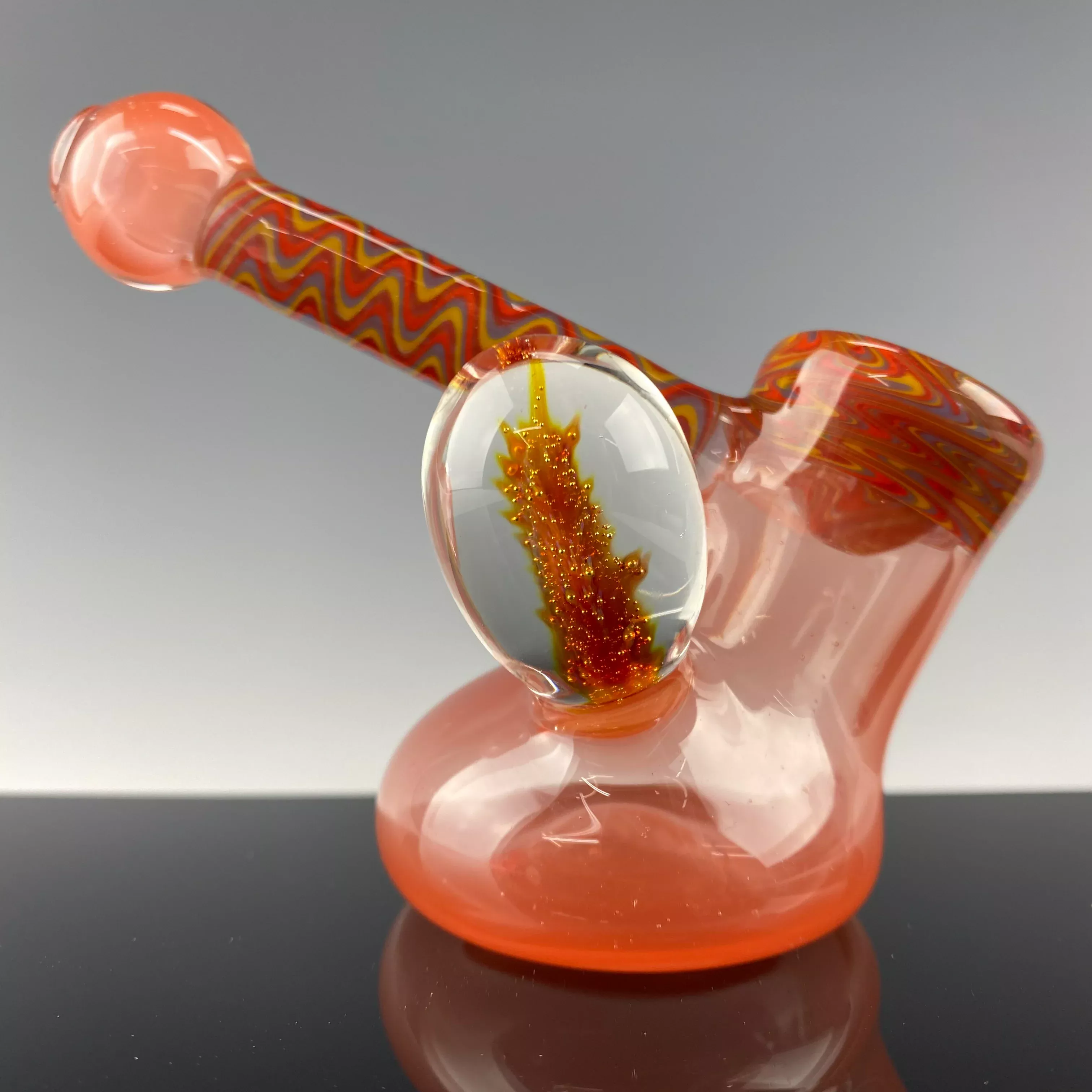 "Sriacha" Standing Hammer by KMA Glass