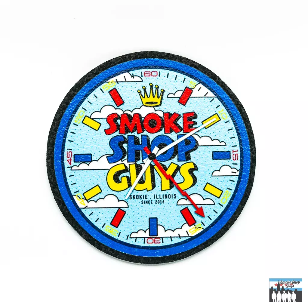 SSG Limited Edition Clock MoodMat – Heat-Resistant Dab Mat in Multiple Sizes