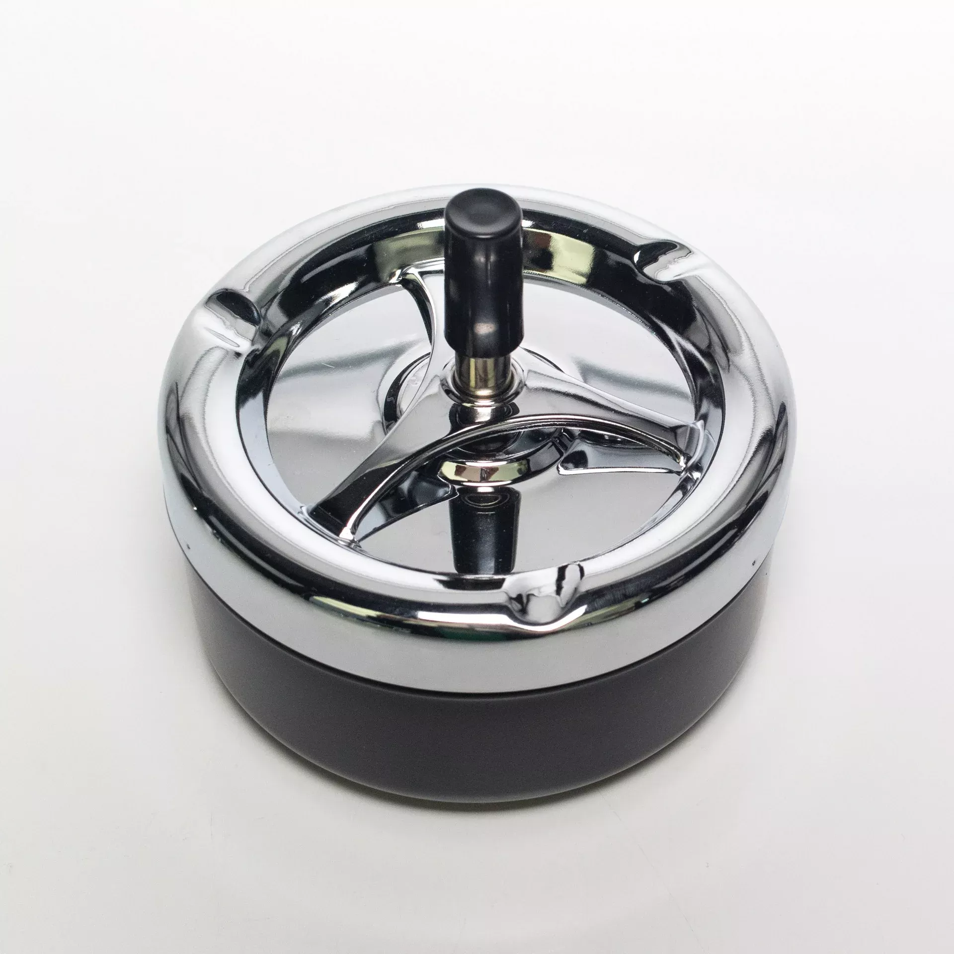 Stainless Steel Top Spin Ashtray
