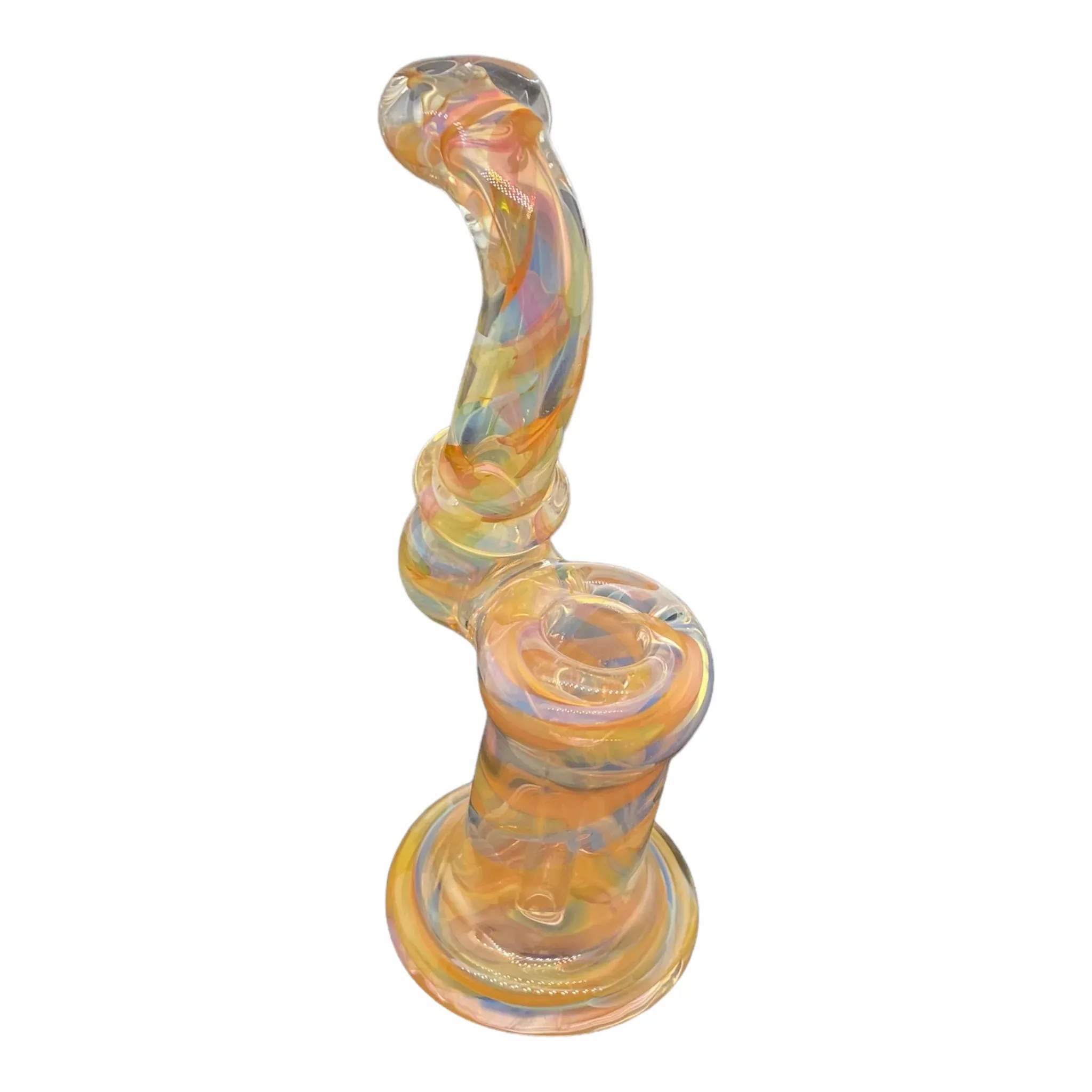 Stand Up Silver And Gold Fumed Bubbler Hammer