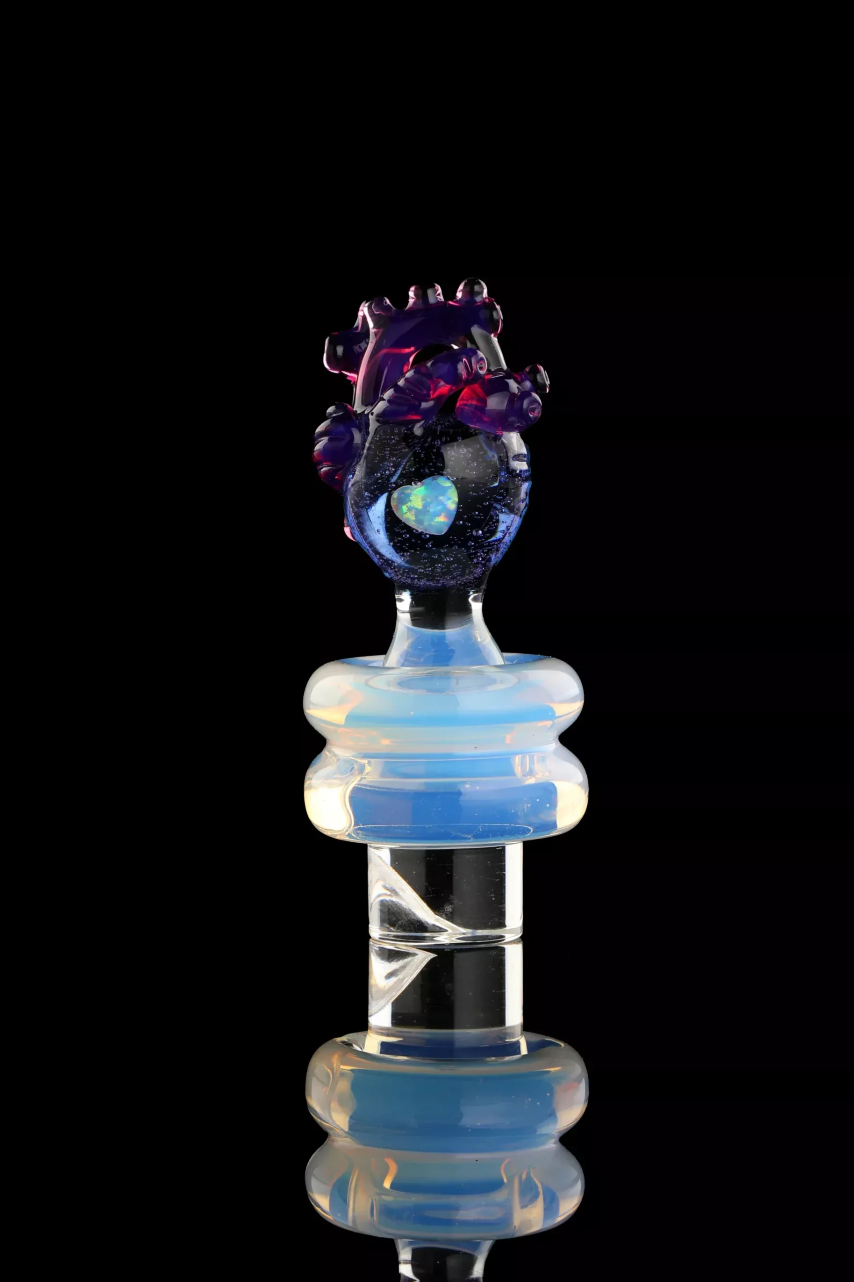 Stargazer & Ghost "Anatomical Heart" 3DXL Rockulus by One Trick Pony X Mandella Glass