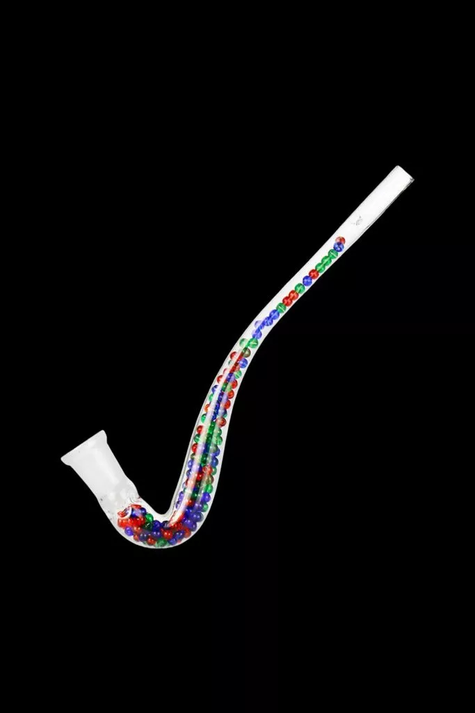 The Stash Shack Beaded J Hook Glass Stem