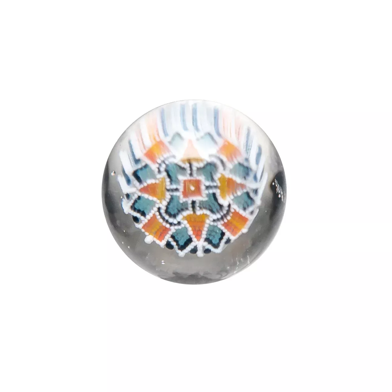Steve H Glass - Premium Series Pearl - Red & Blue Star Mandala