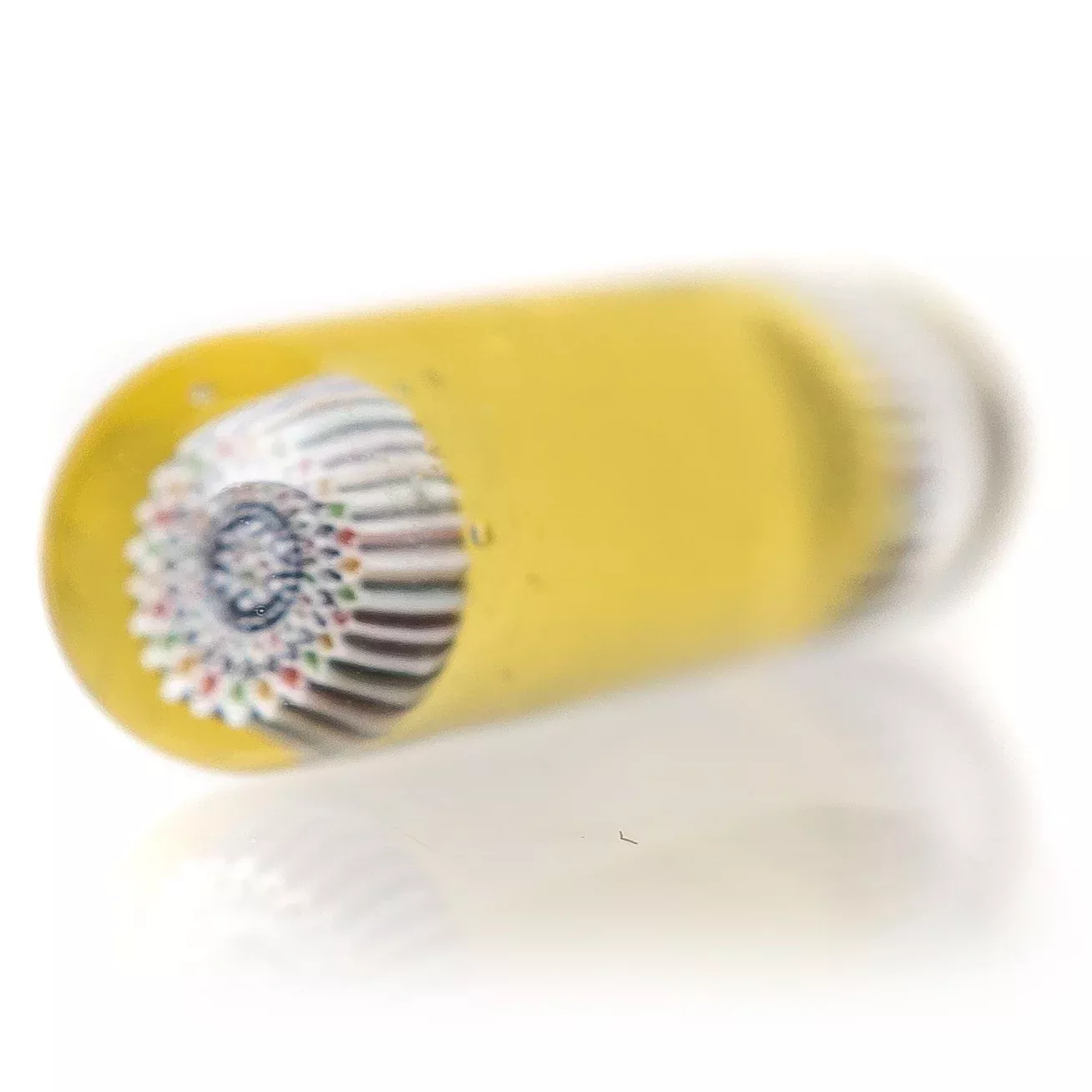 Steve H Glass - Premium Series Pillar - Red & Blue Mandala - CFL Pastel Serum