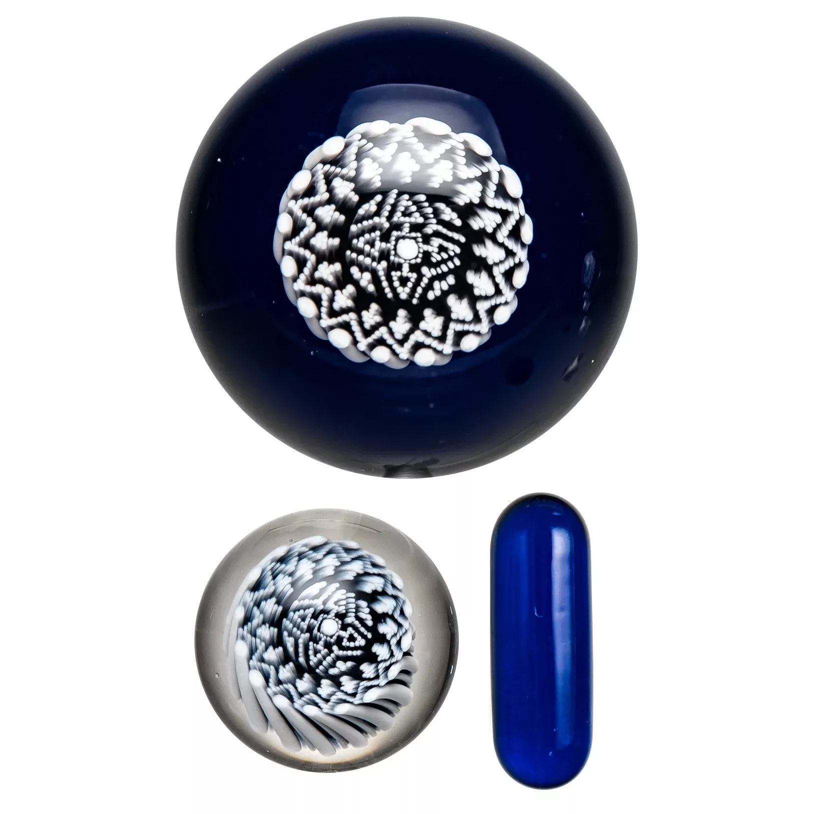Steve H - Premium Series Slurper Set - 3 Piece - B&W Compass Mondala - Cobalt