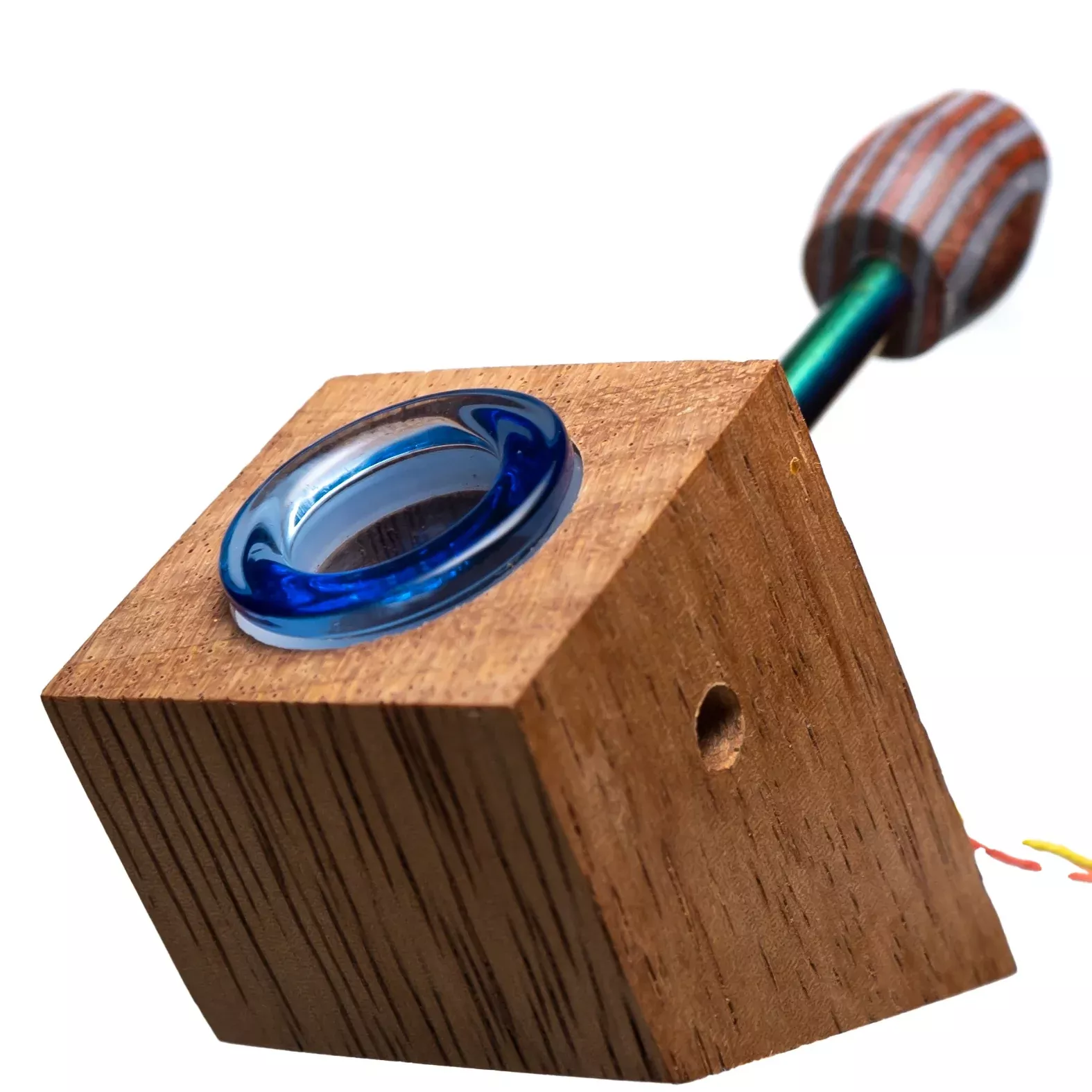 Steve's Dank Pipes - Sideways Sitter - South American Tornillo - Blue Eye
