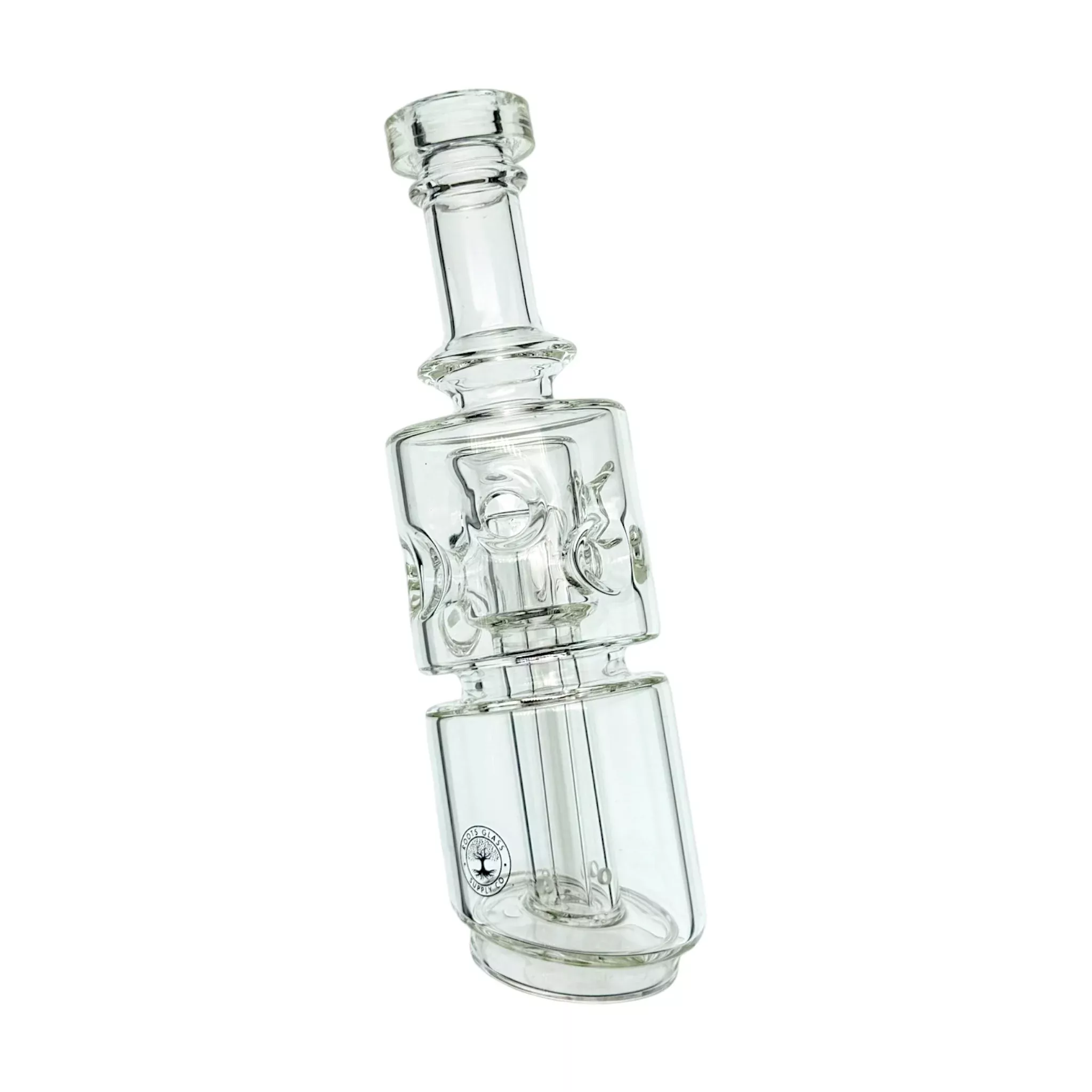Straight Fab Glass Water Pipe Attachment For Puffco Peak And Peak Pro By Roots Glass Supply Co.