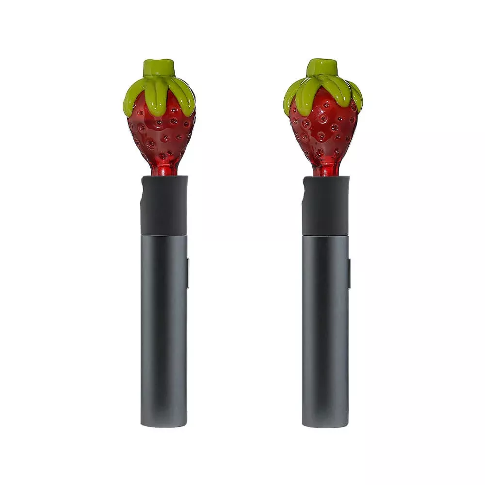 Strawberry Glass Attachment for Puffco Pivot | CaliBear