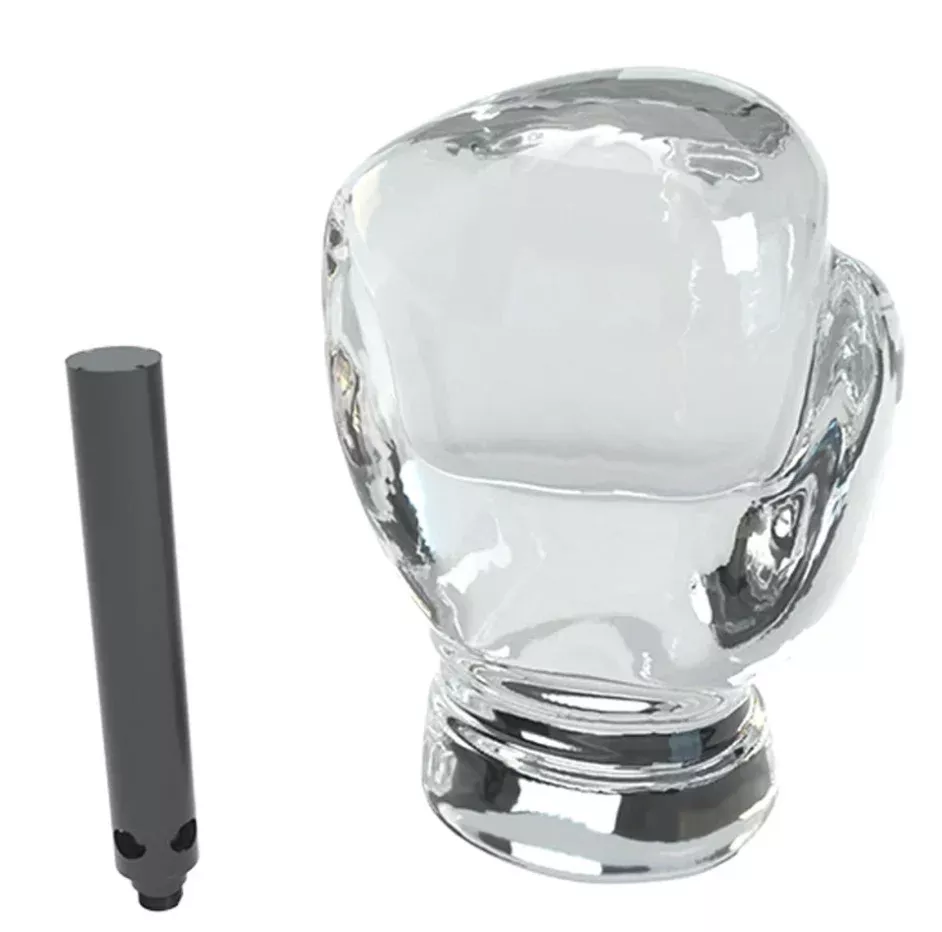 StundenGlass Champion's Glove Globe - Premium Hand-Blown Glass Design