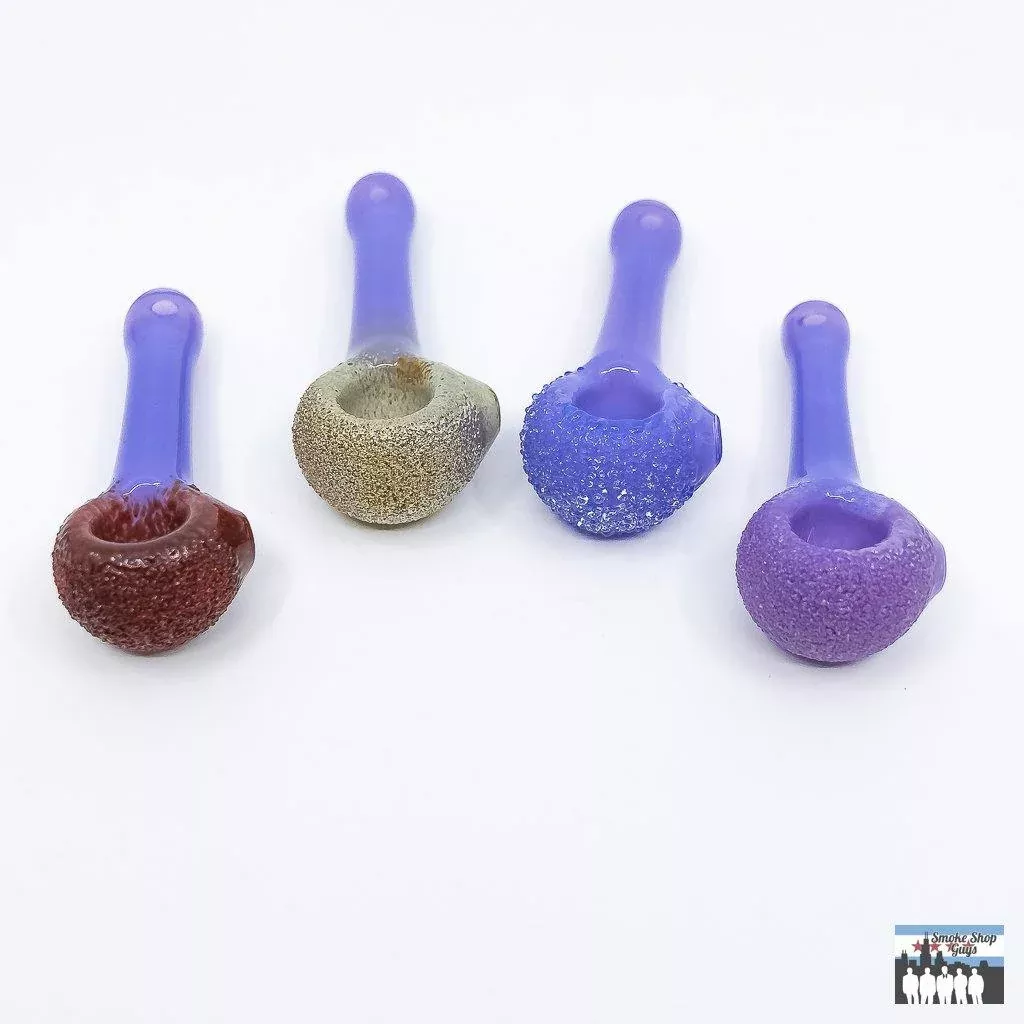 Sugar Matty's Sexy Frit Dip Spoon – Vibrant Handcrafted Smoking Accessory