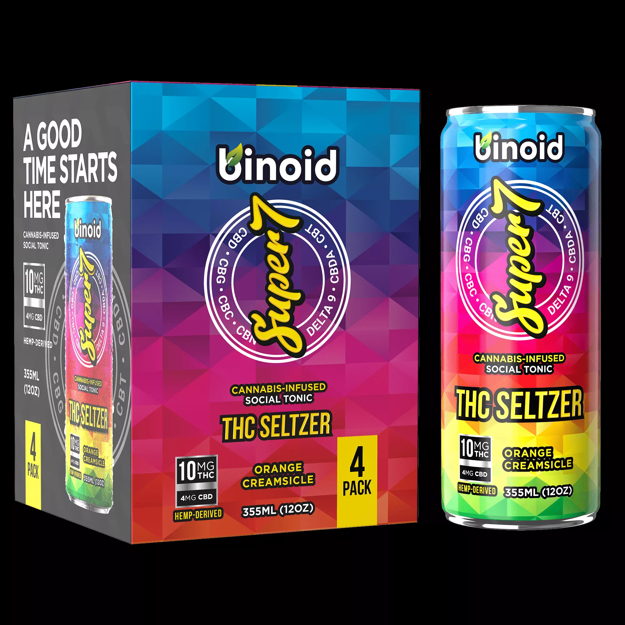 Super 7 THC Beverage – One of a Kind (4 Pack)
