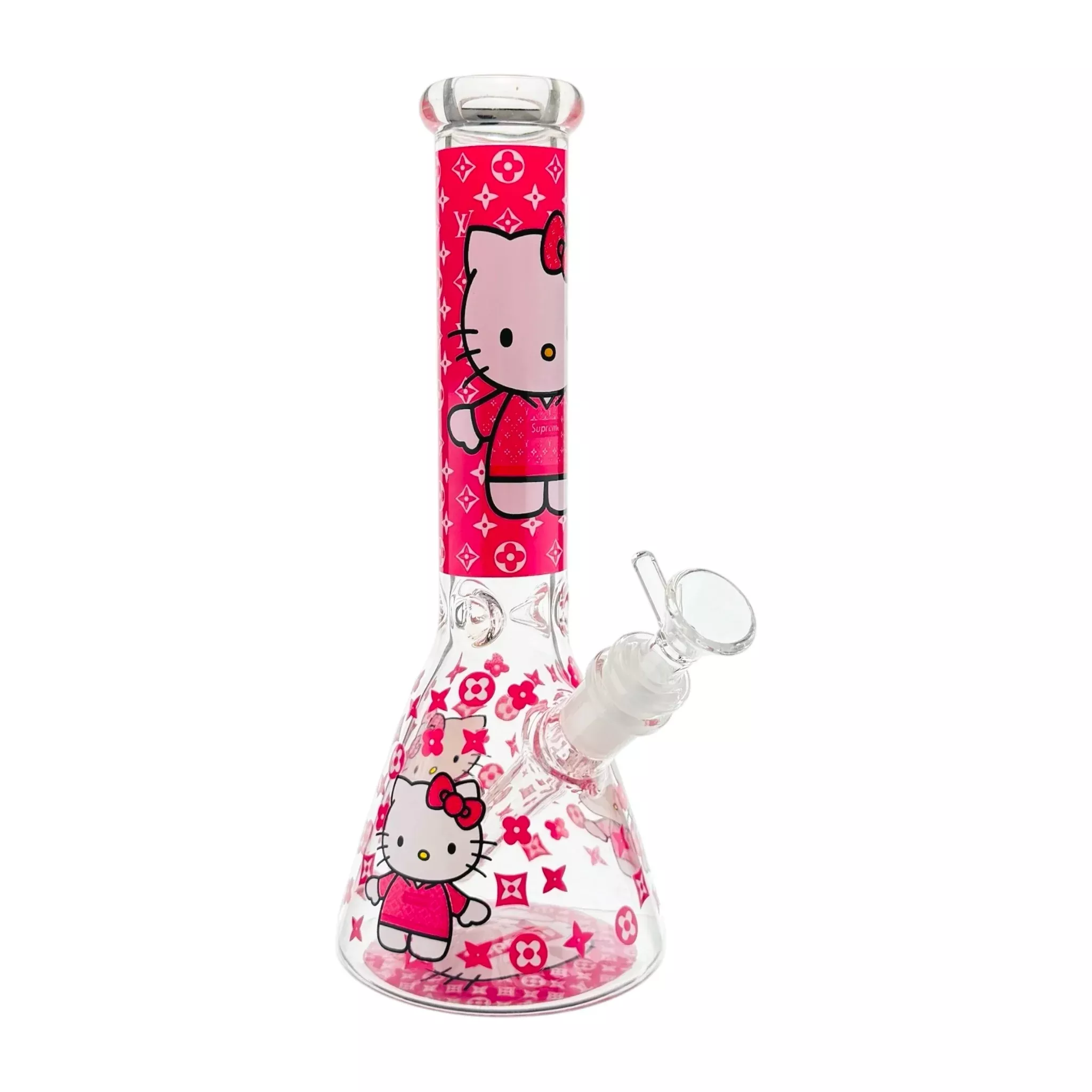 Supreme Pink Hello Kitty Bong 10 Inch