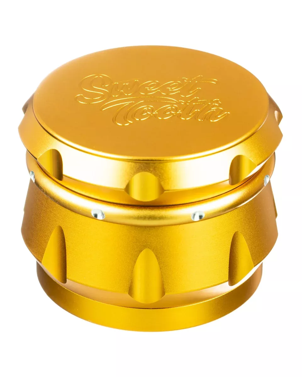 Sweet Tooth 4-Piece Diamond Crest Aluminum Grinder