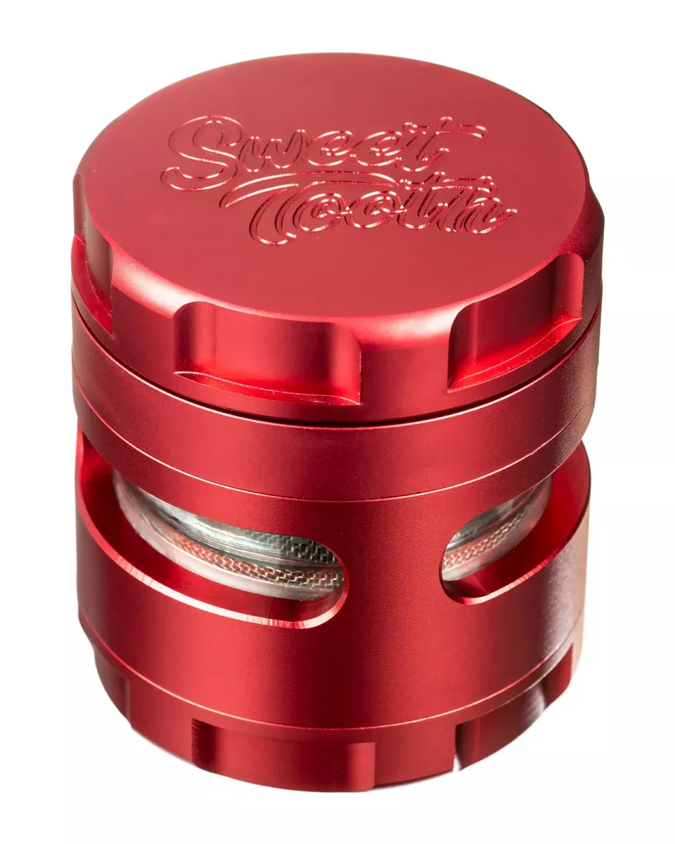 Sweet Tooth 4-Piece Large Radial Teeth Aluminum Grinder