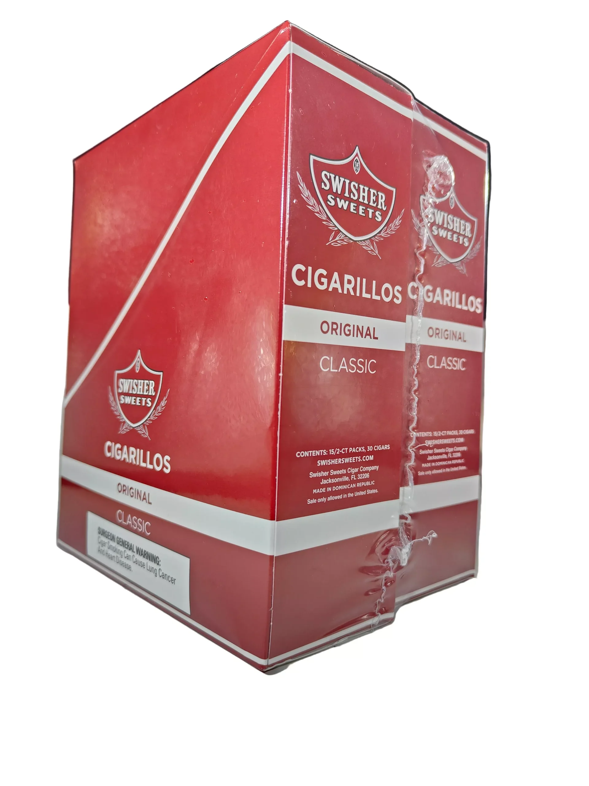 Swisher Sweets Cigarillos - 15 Count Box of 2 Packs