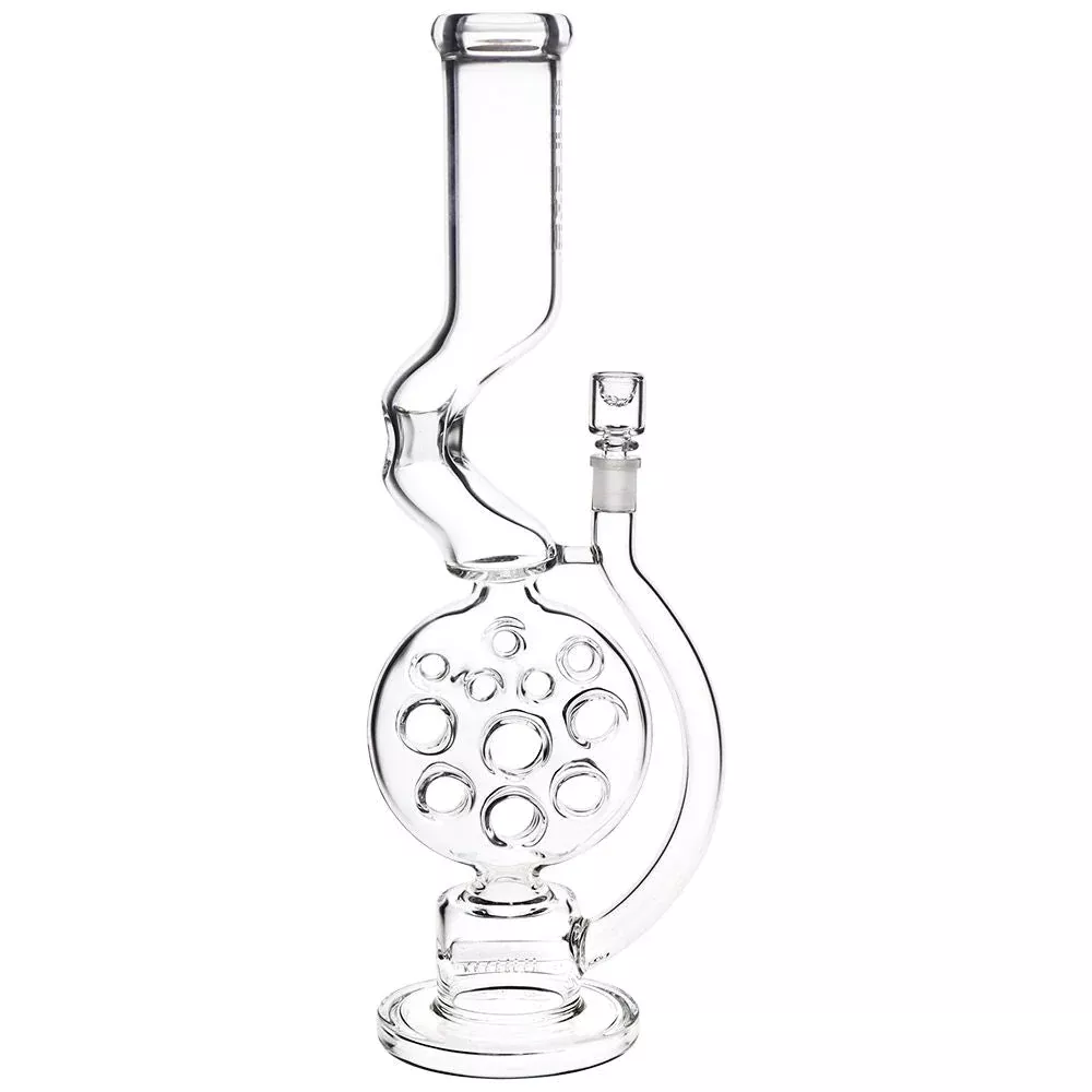 Swiss Perc Kink Neck Water Bong 18"