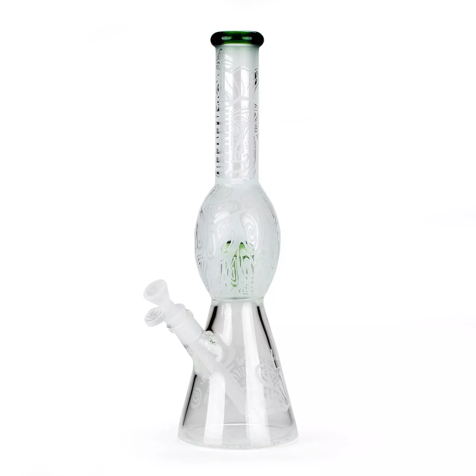 Tall Mushroom Forest Bong 16.5"