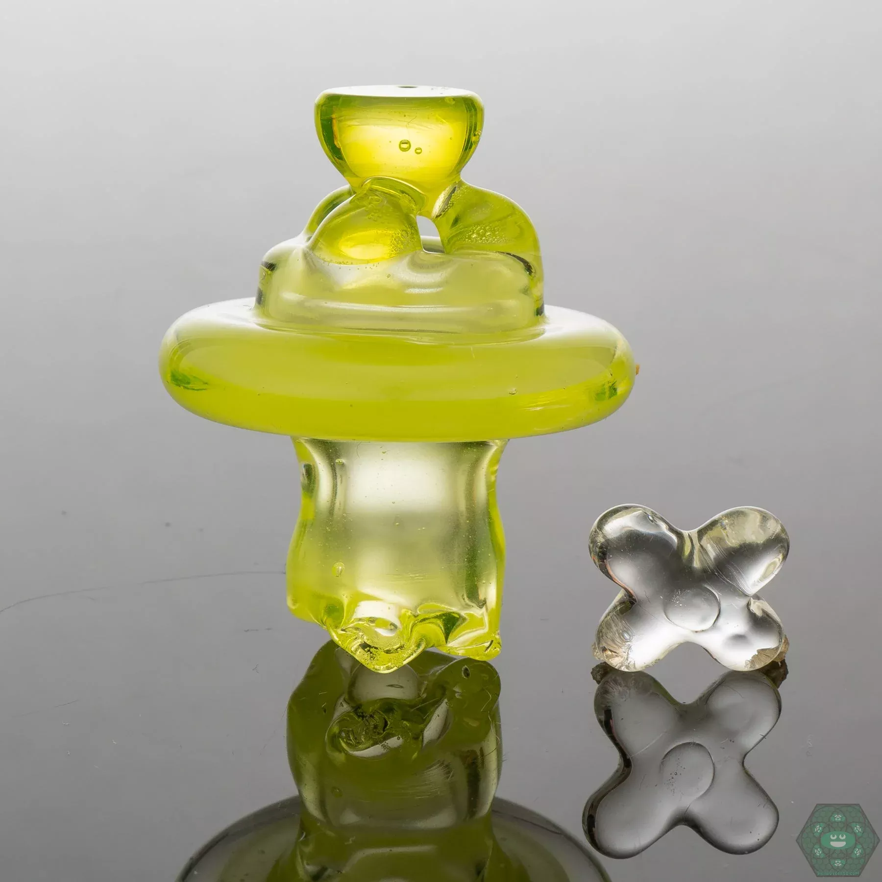 Teigeiro Glass Spinner Cap - Unique Handcrafted Dab Accessory