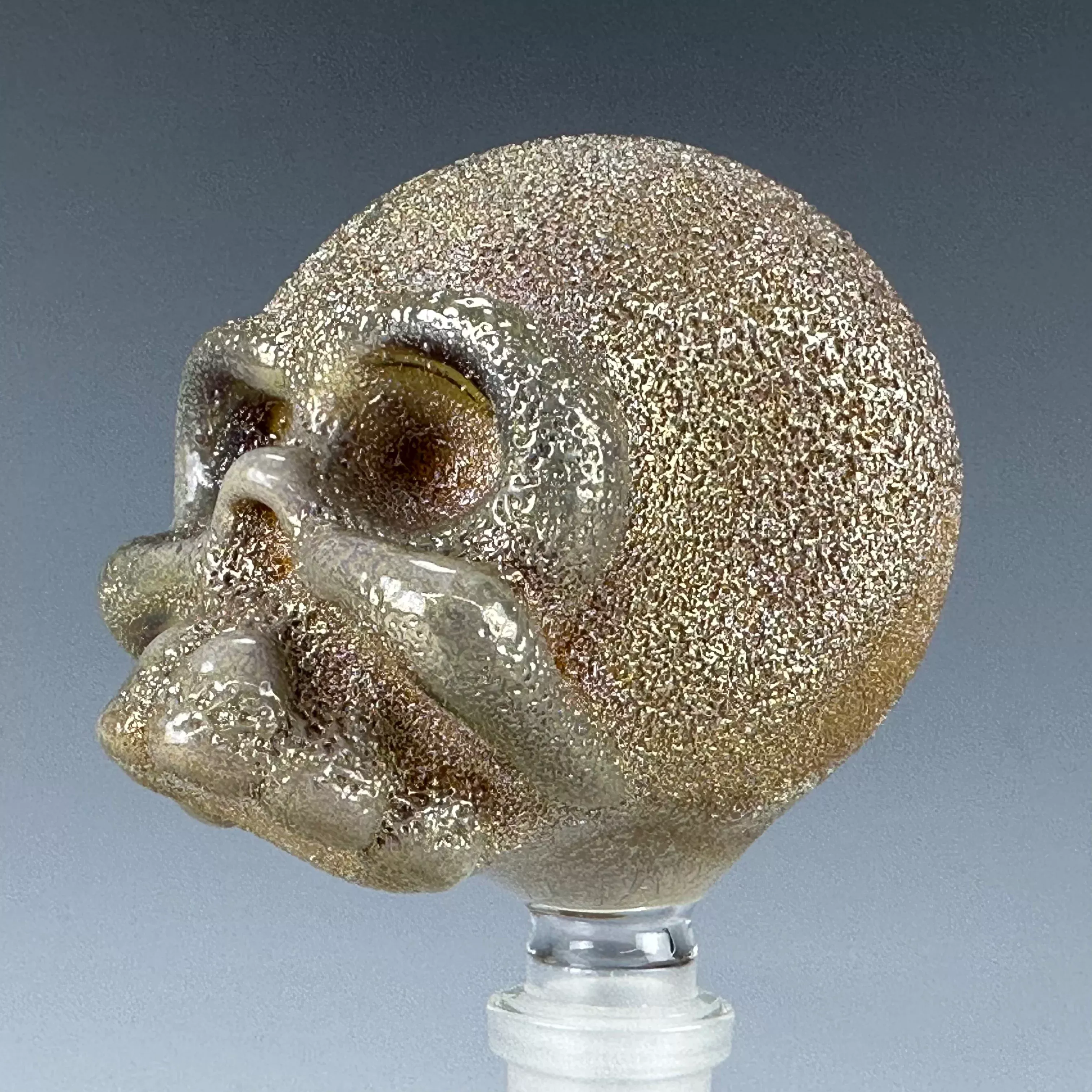 Textured Skull Bowl by Unknown