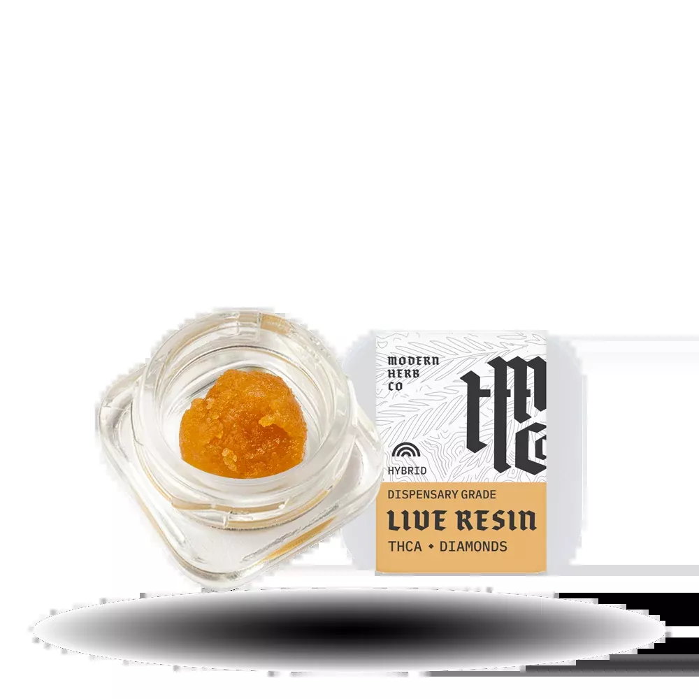THCa Live Resin Diamonds Dab: Pineapple Express (Hybrid) - 2g