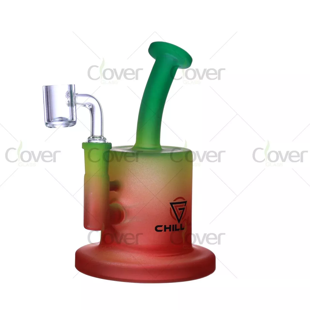 Thick 6.9″ Beaker Glass Bong with 14mm Female Joint – Compact & Durable Water Pipe