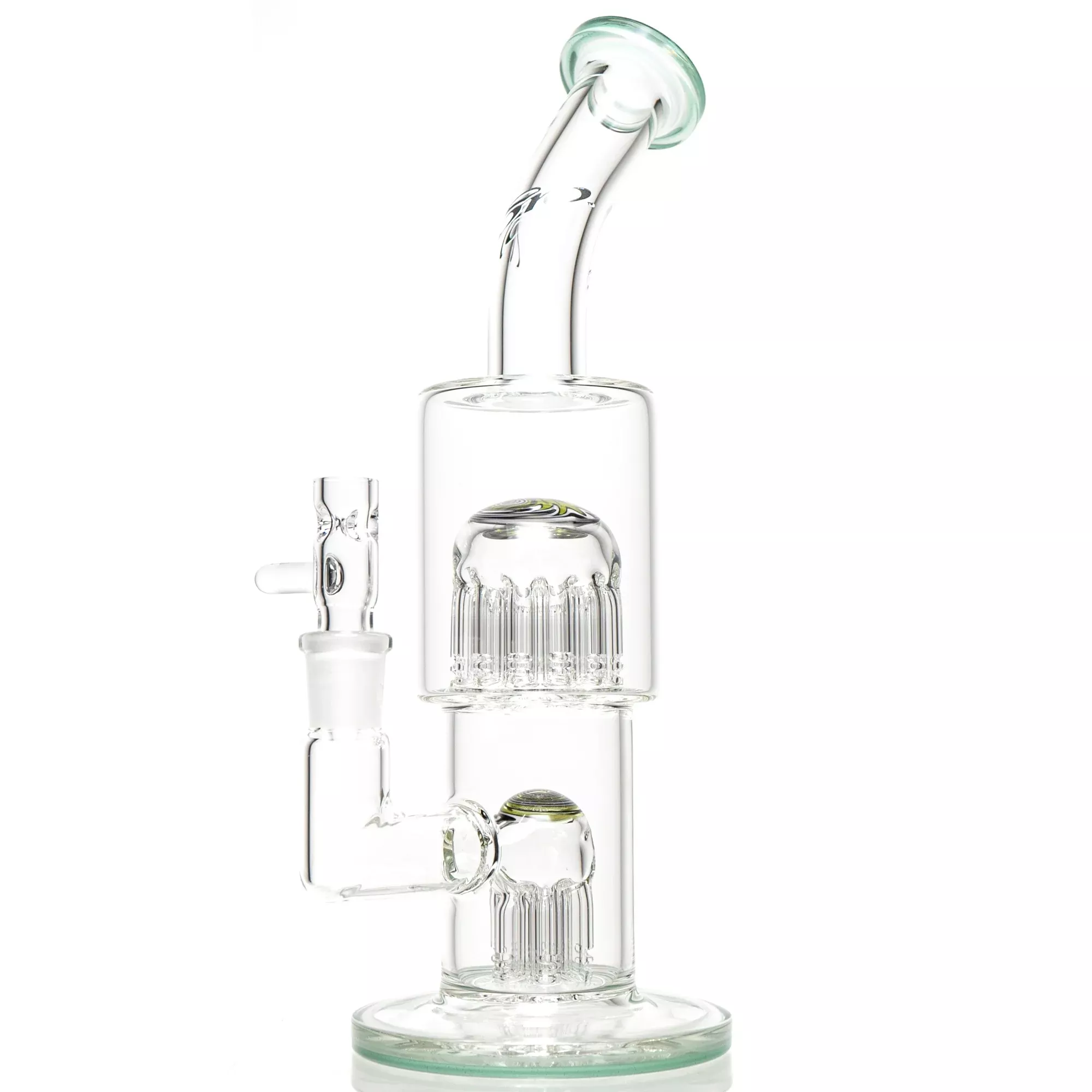 Toro - Double Micro - 7 /13 - White Satin & Atlantis w / Green Jailhouse Reversal