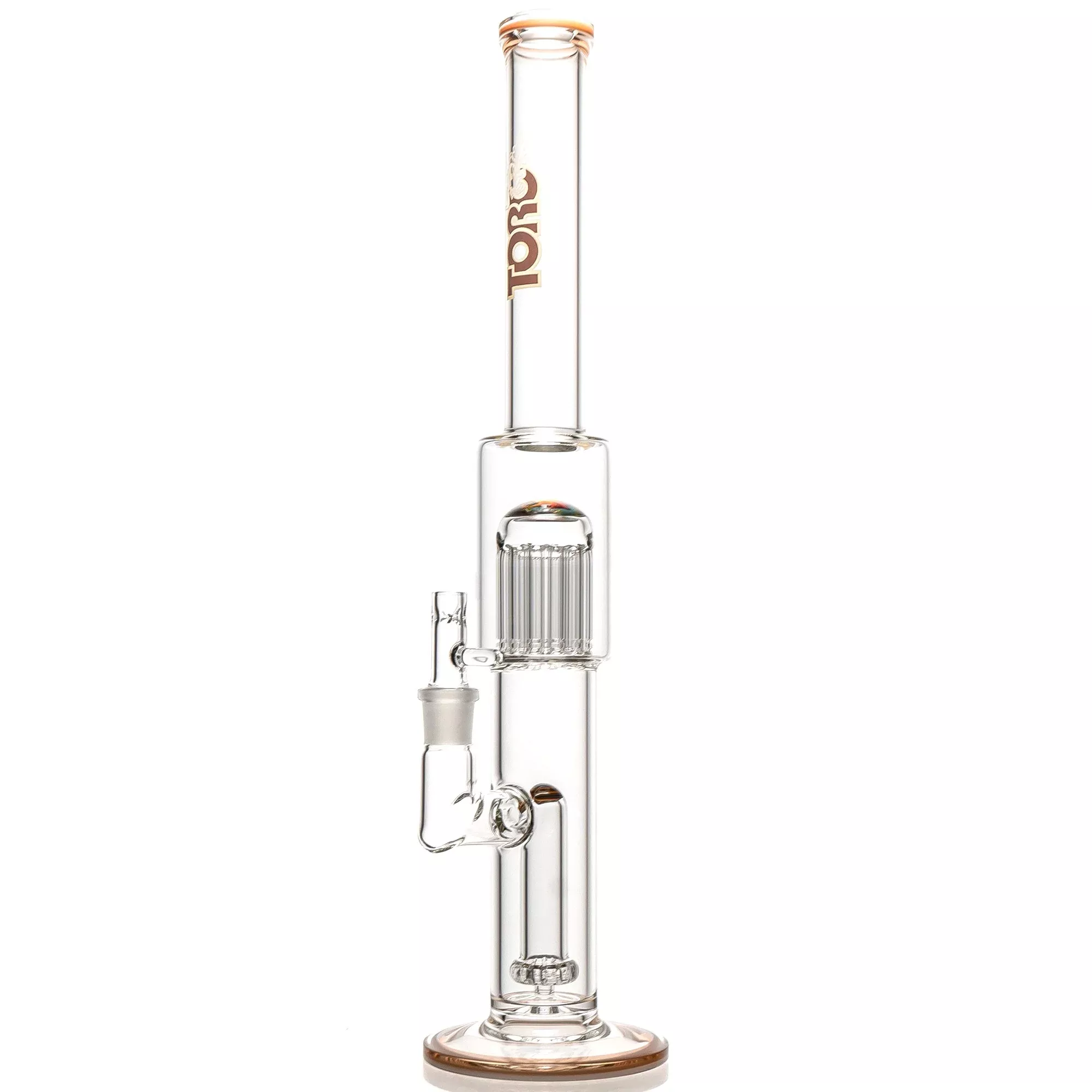 Toro - Full Size - Circ /13 - Sienna Brown & White Satin w / Fire & Earth Reversal