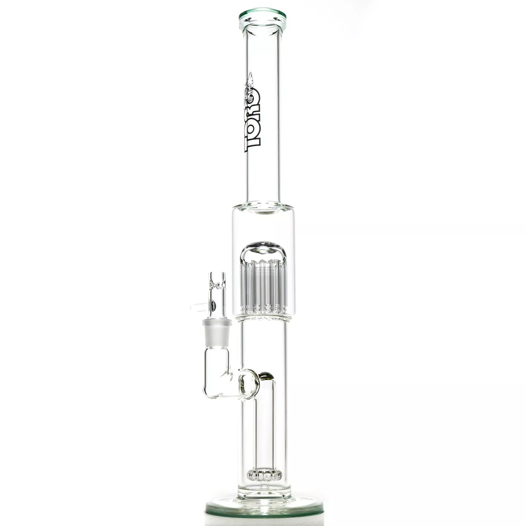 Toro - Full Size - Circ /13 - White Satin & Atlantis w / Green & Jailhouse Reversal