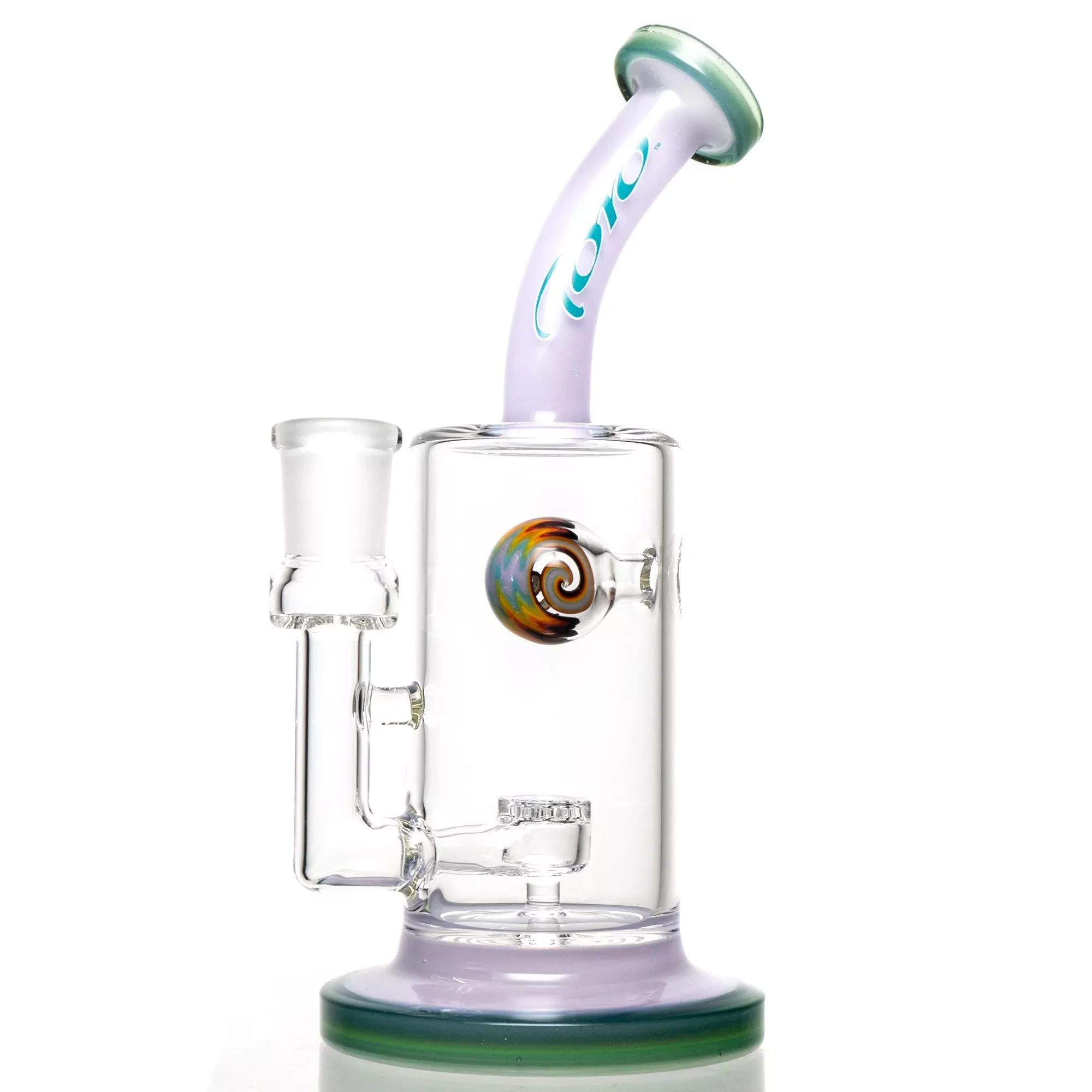 Toro - Jet Perc - 14mm - Purple Satin & Atlantis w / Rainbow Wag