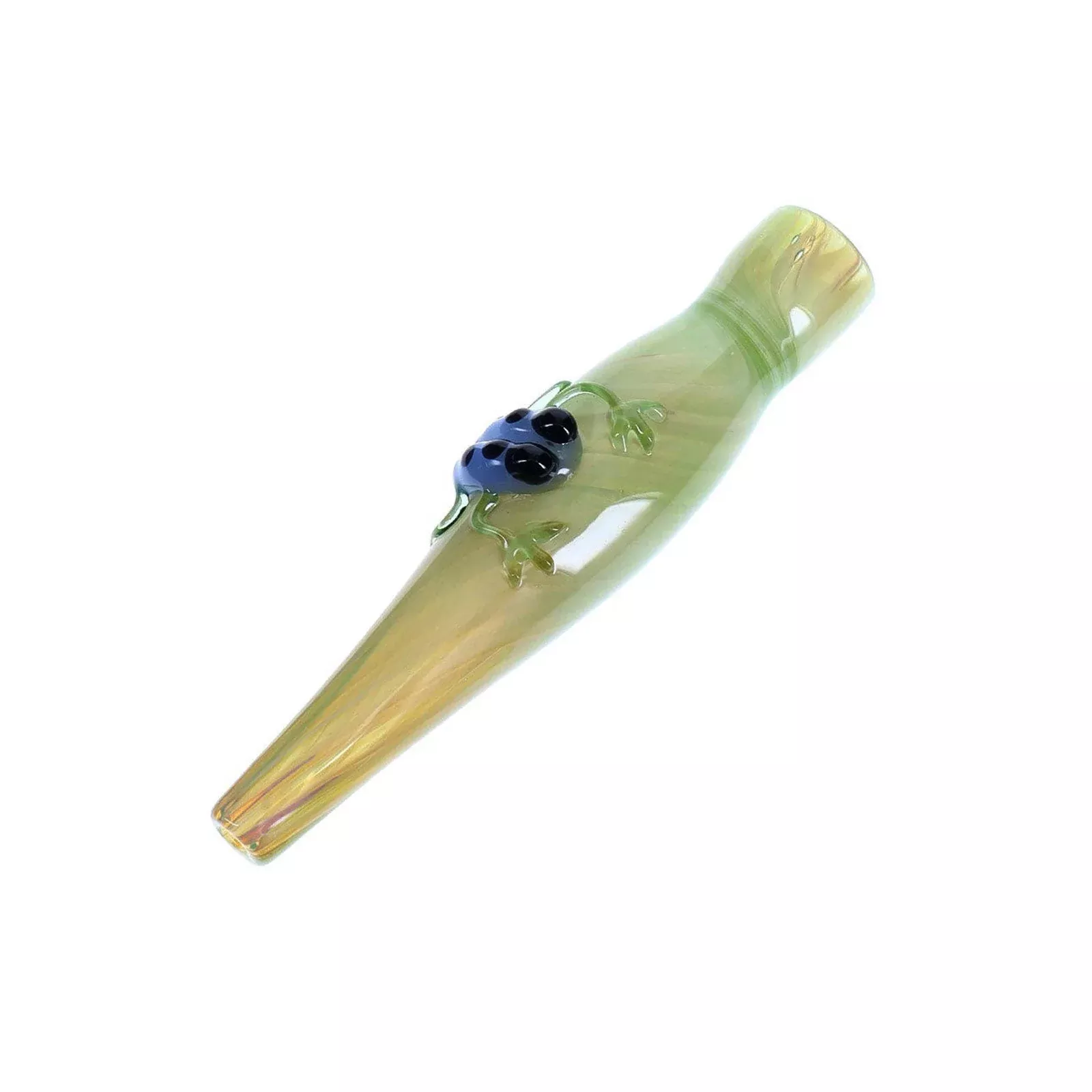 Tree Frog Silver Fumed Glass Chillum