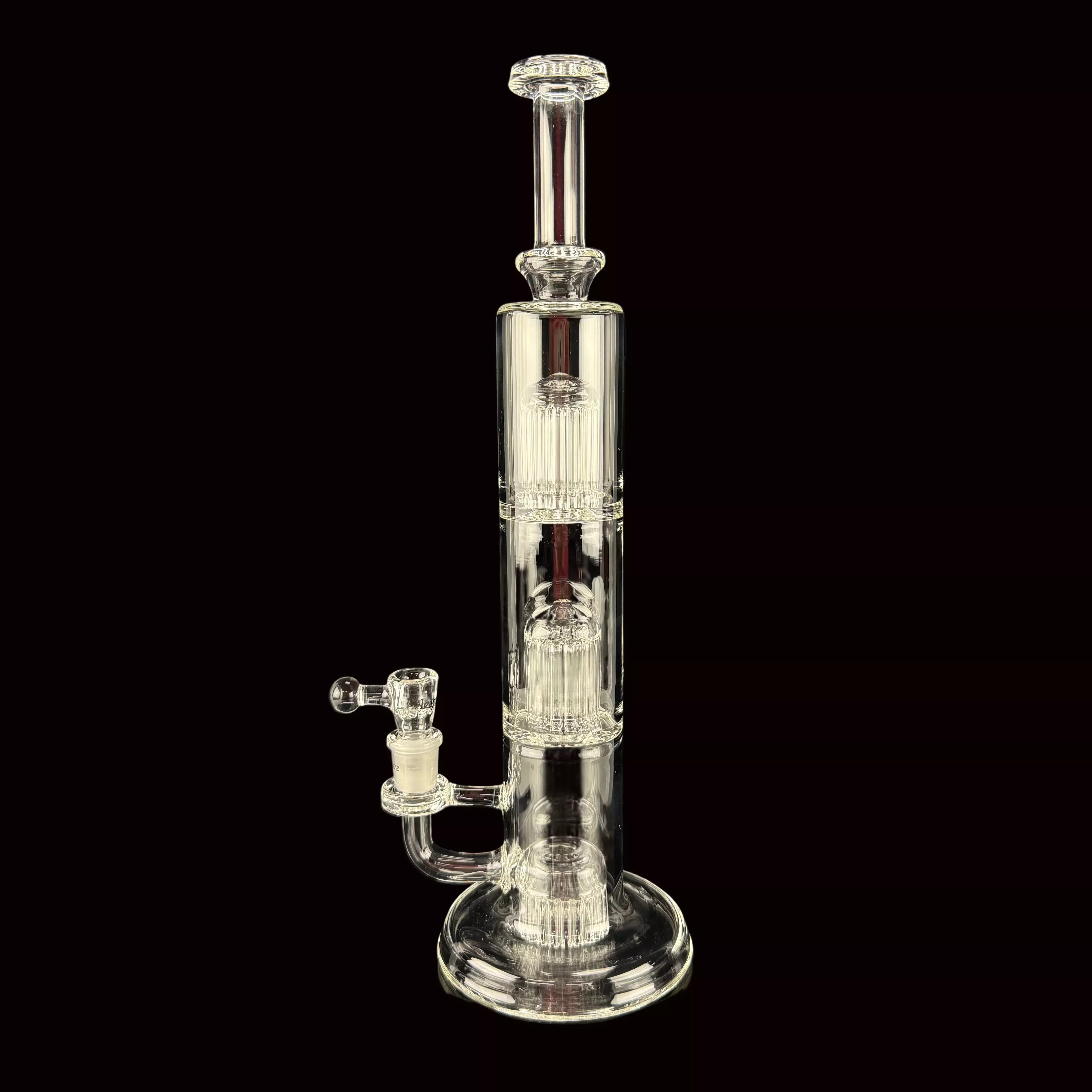 Triple Tree Perc V2 (14-14-20) Waterpipe by Leisure Glass