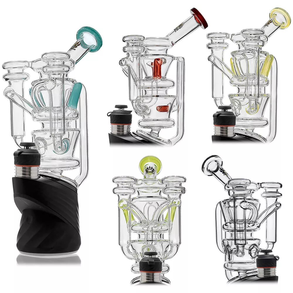 Triple Vortex Recycler Glass Attachment for Puffco Peak OG & Pro | CaliBear