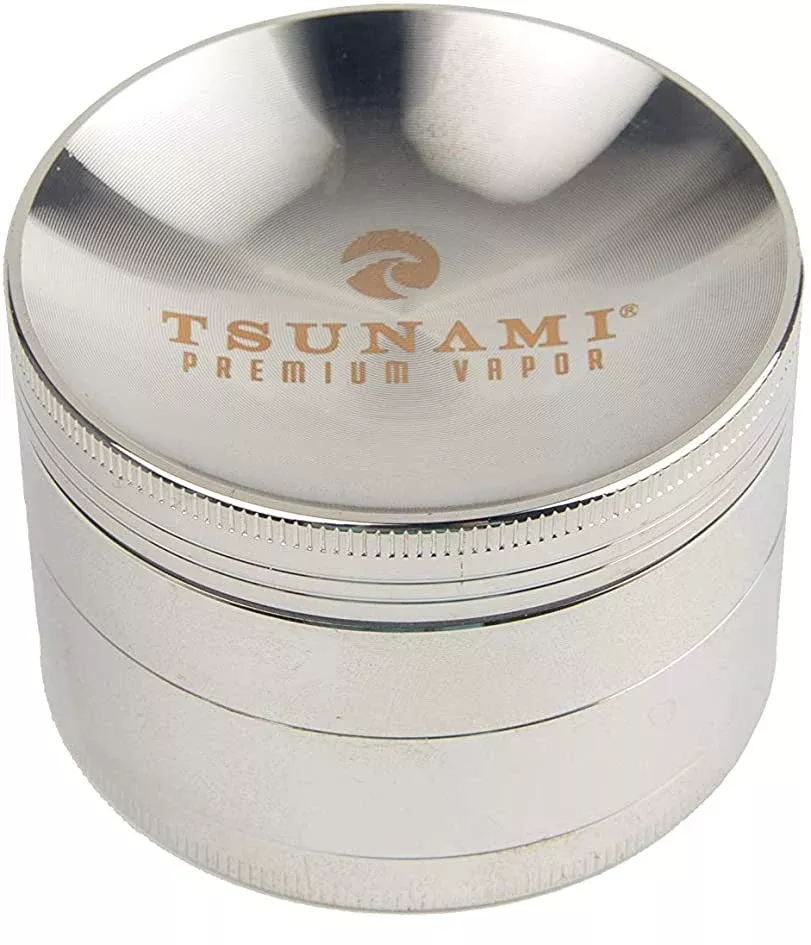 Tsunami 63mm 4-Piece Dry Herb Grinder – Convex Diamond Tech