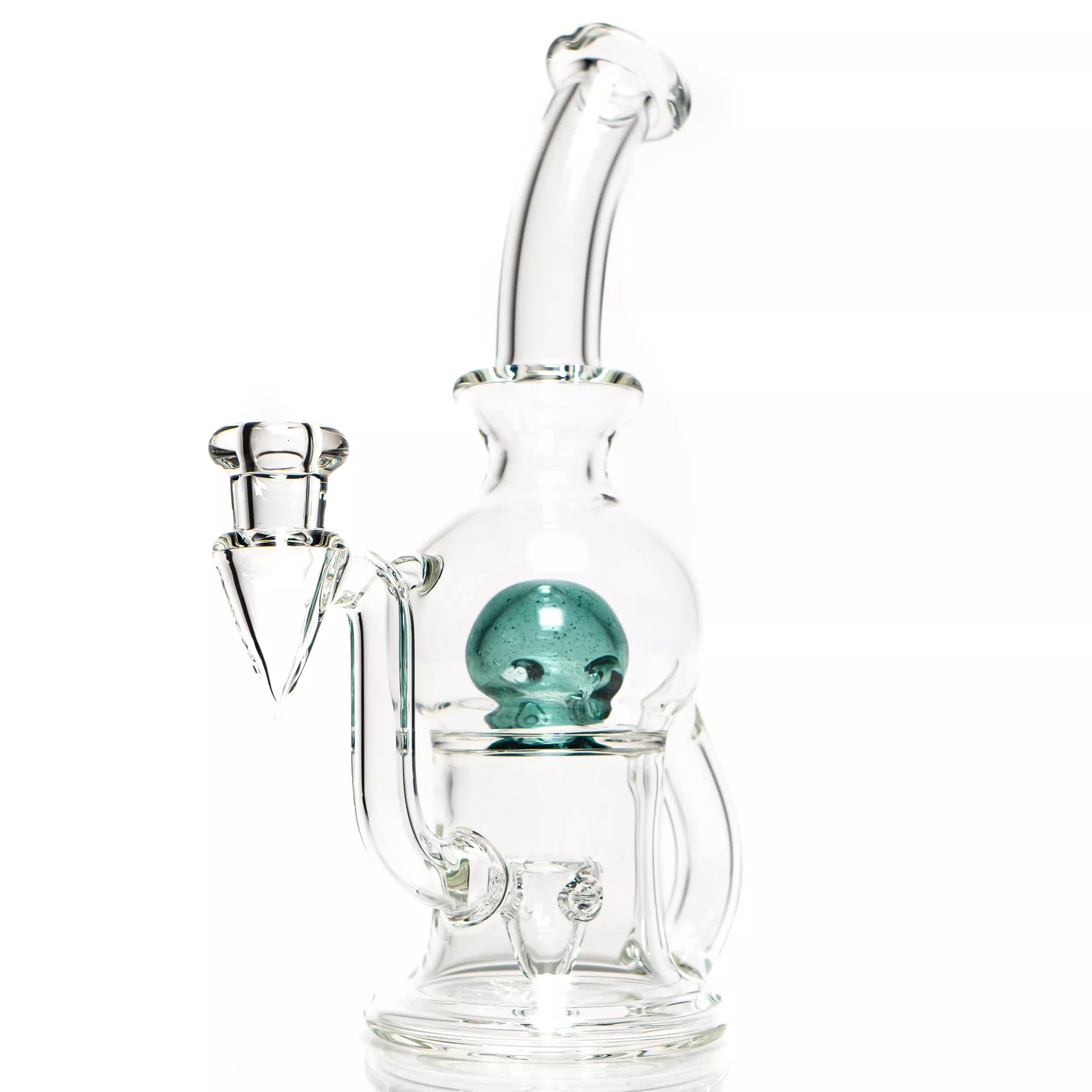 Tube Sock Glass Hustle - Brain Bubbler - Atlantis Accent