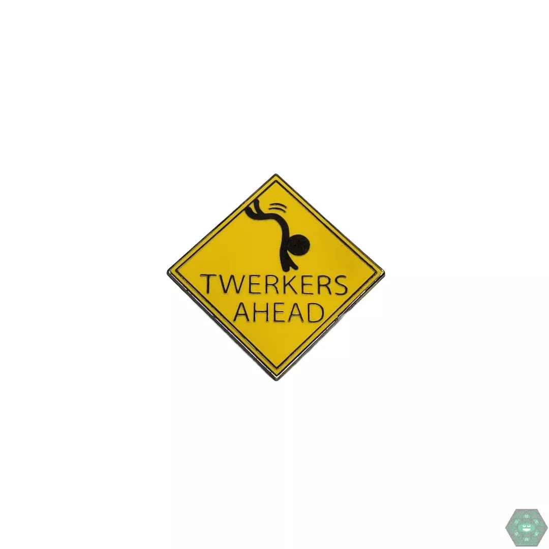 Twerkers Ahead Hat Pin | Fun & Unique Design | Quality Enamel