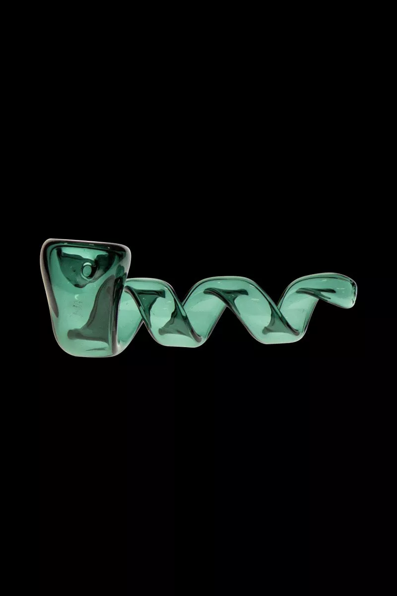 Twisted Glass Hand Pipe