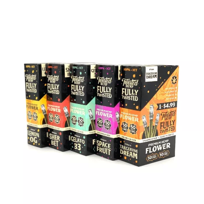 Twisted Hemp Fully Twisted CBD/CBG Pre-Rolls