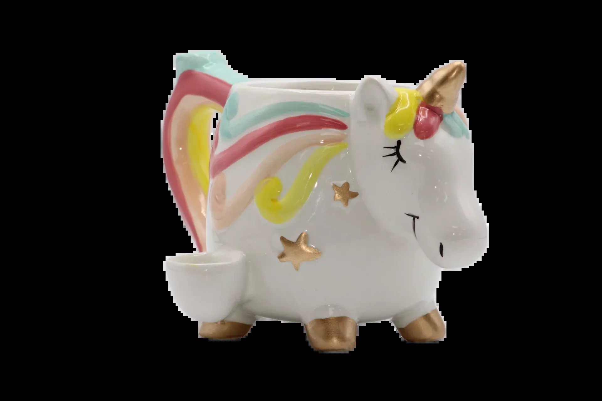 Unicorn Ceramic Coffee Mug Pipe - 18 oz