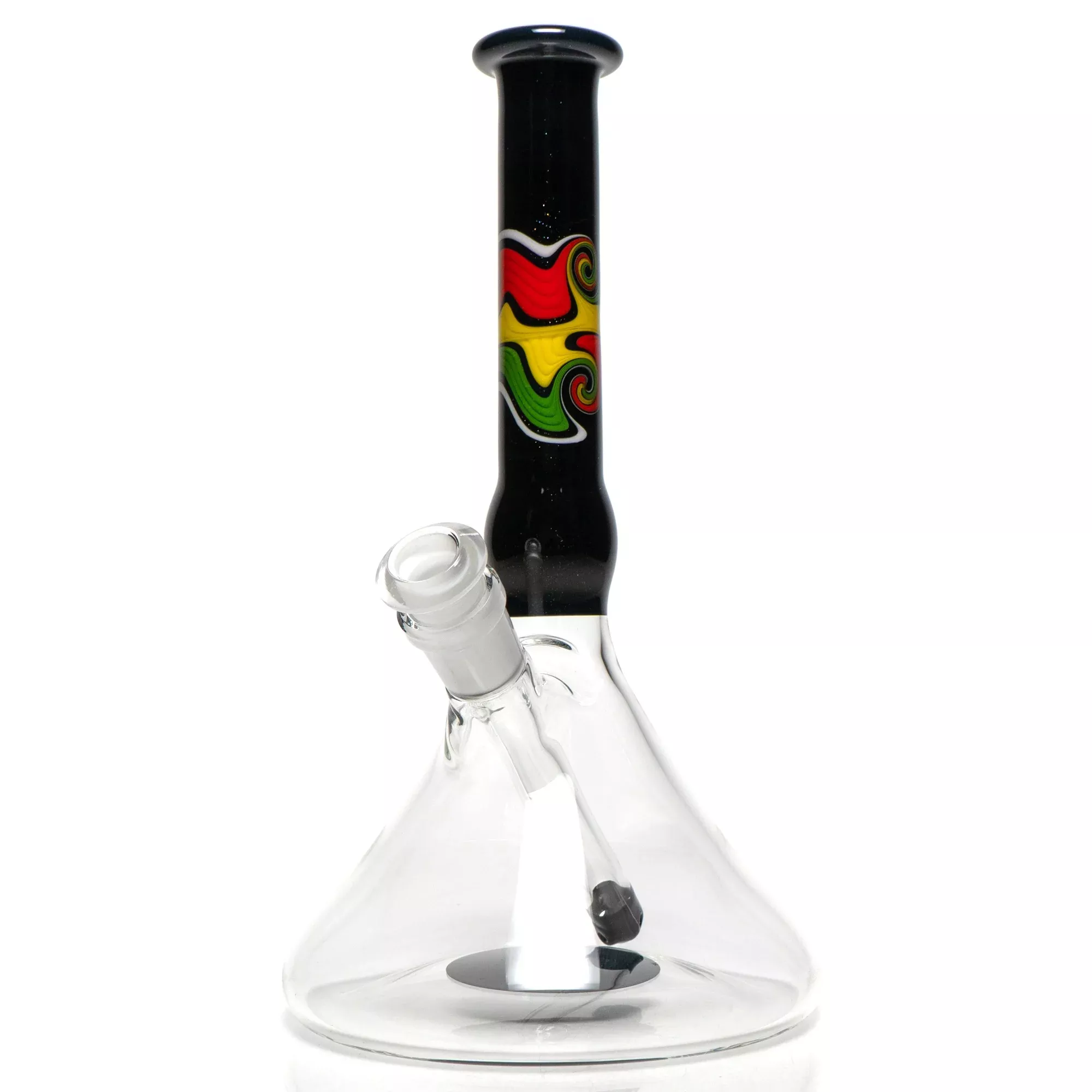 Unity Glassworks - Beaker Tube - Galaxy & Rasta