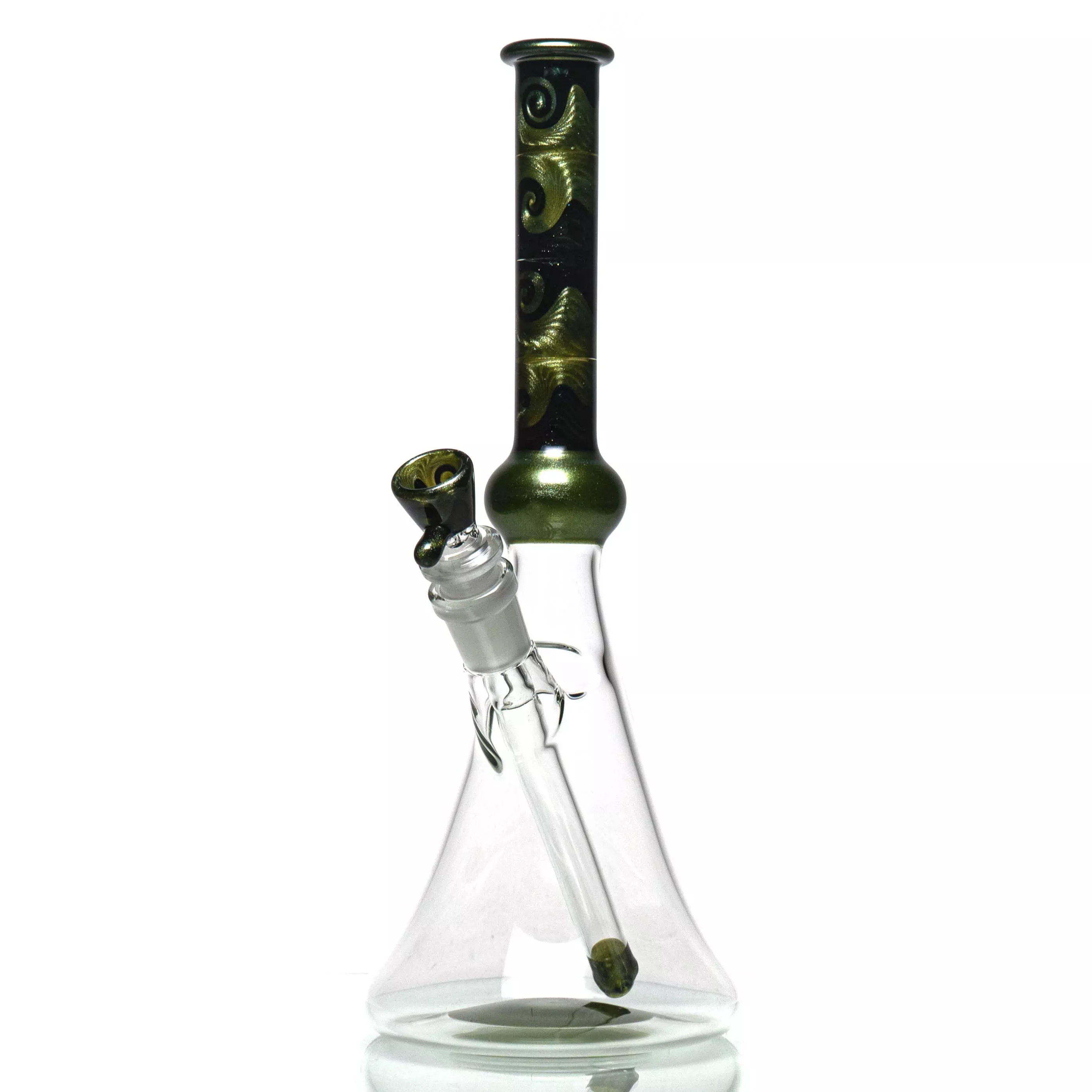 Unity Glassworks - Worked Beaker - Metal Fleck & Galaxy