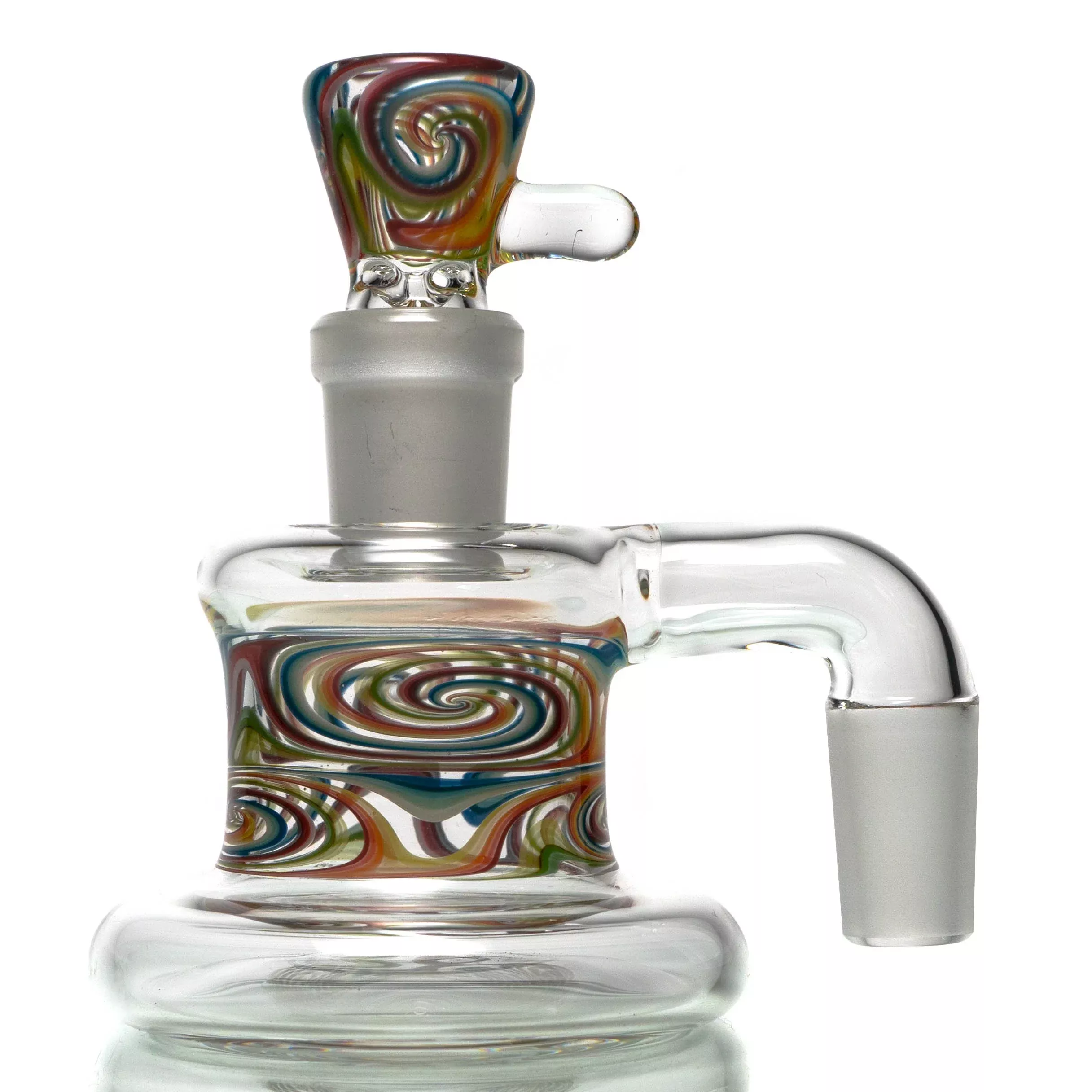 Unity Glassworks - Worked Dry Catcher Set - 14mm - Rainbow Sparkle