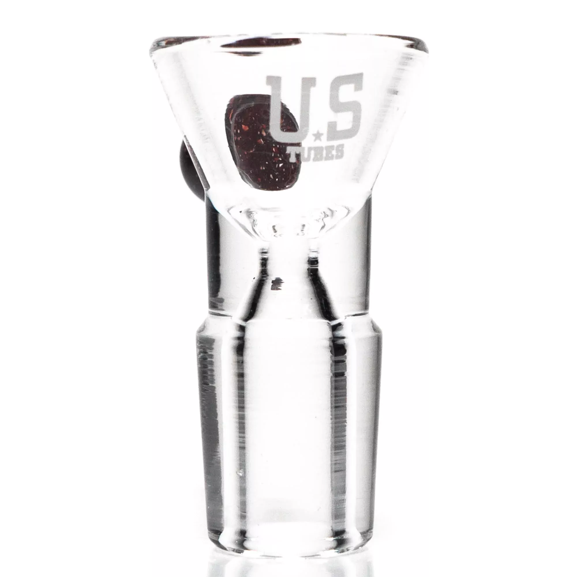 US Tubes - 18mm Single Hole Martini Slide - Red Blizzard